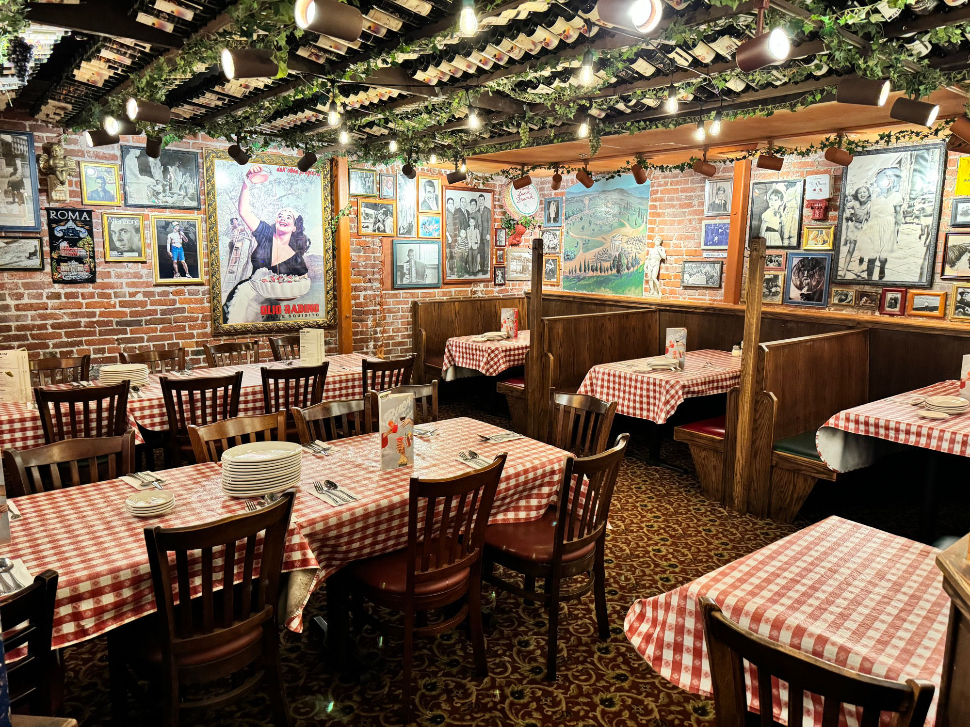 Wine Room Buca di Beppo Pasadena Wine Room