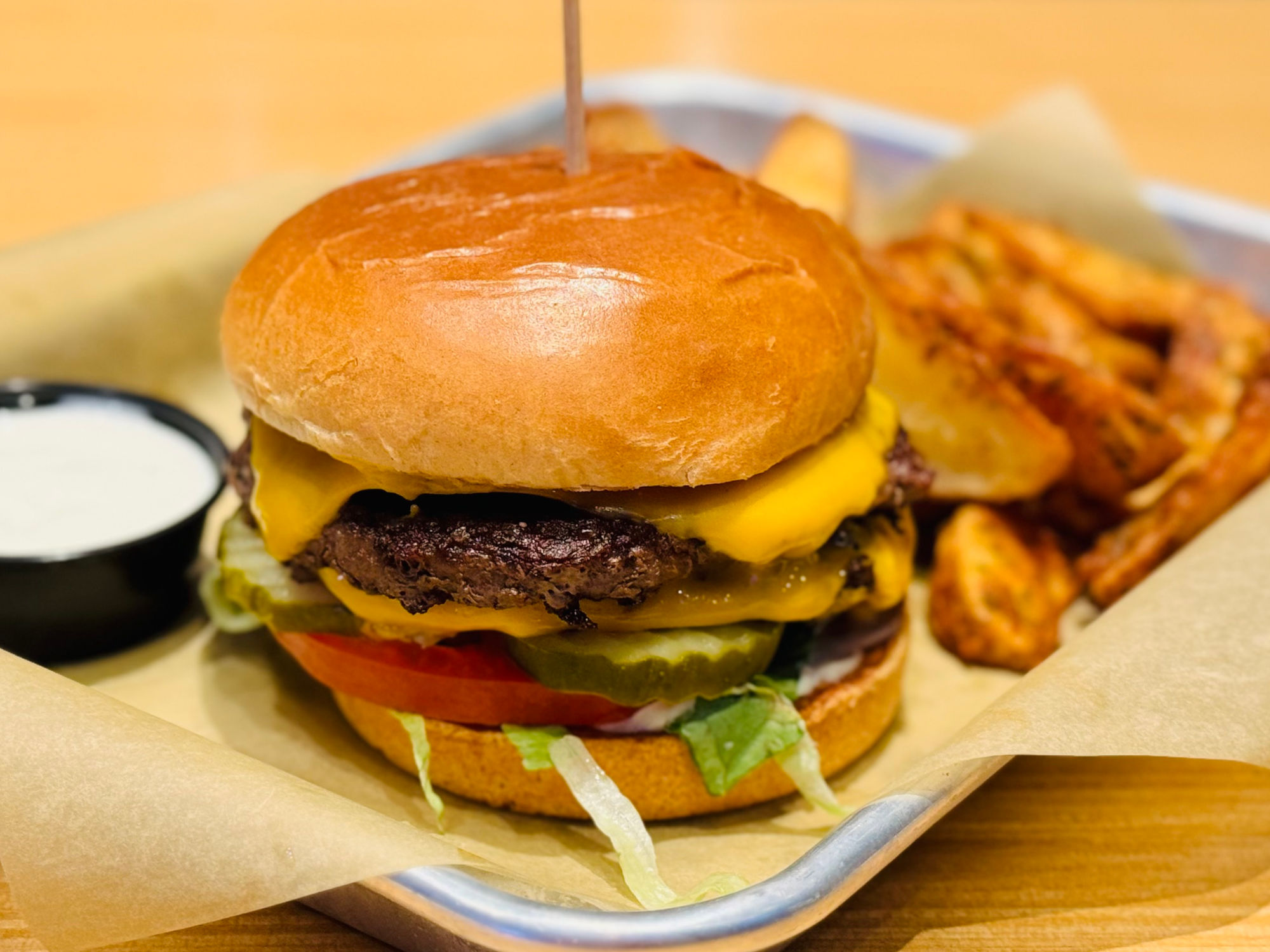 All American Cheeseburger Buffalo Wild Wings All American Cheeseburger