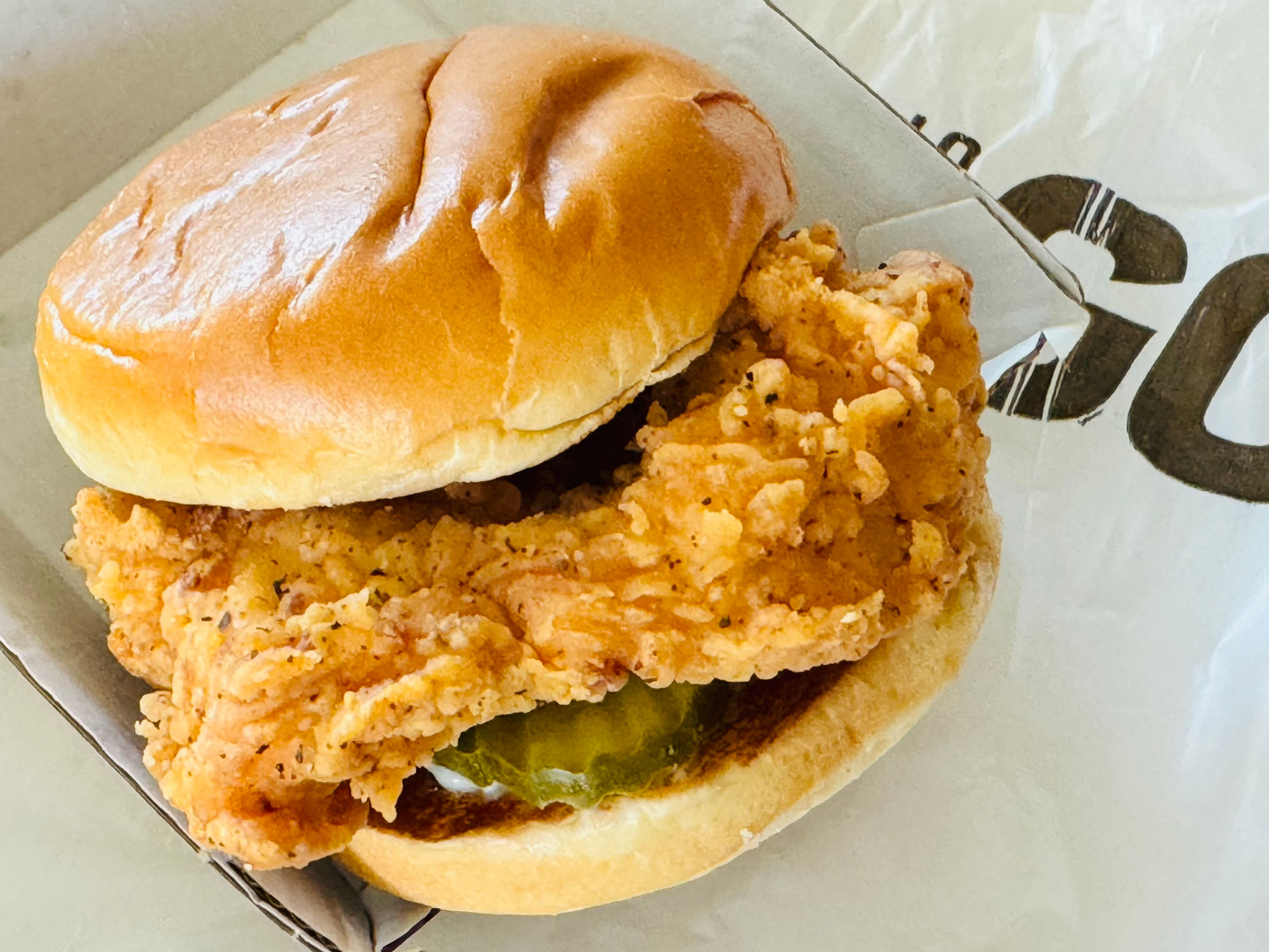 Classic Chicken Sandwich Buffalo Wild Wings GO Classic Chicken Sandwich