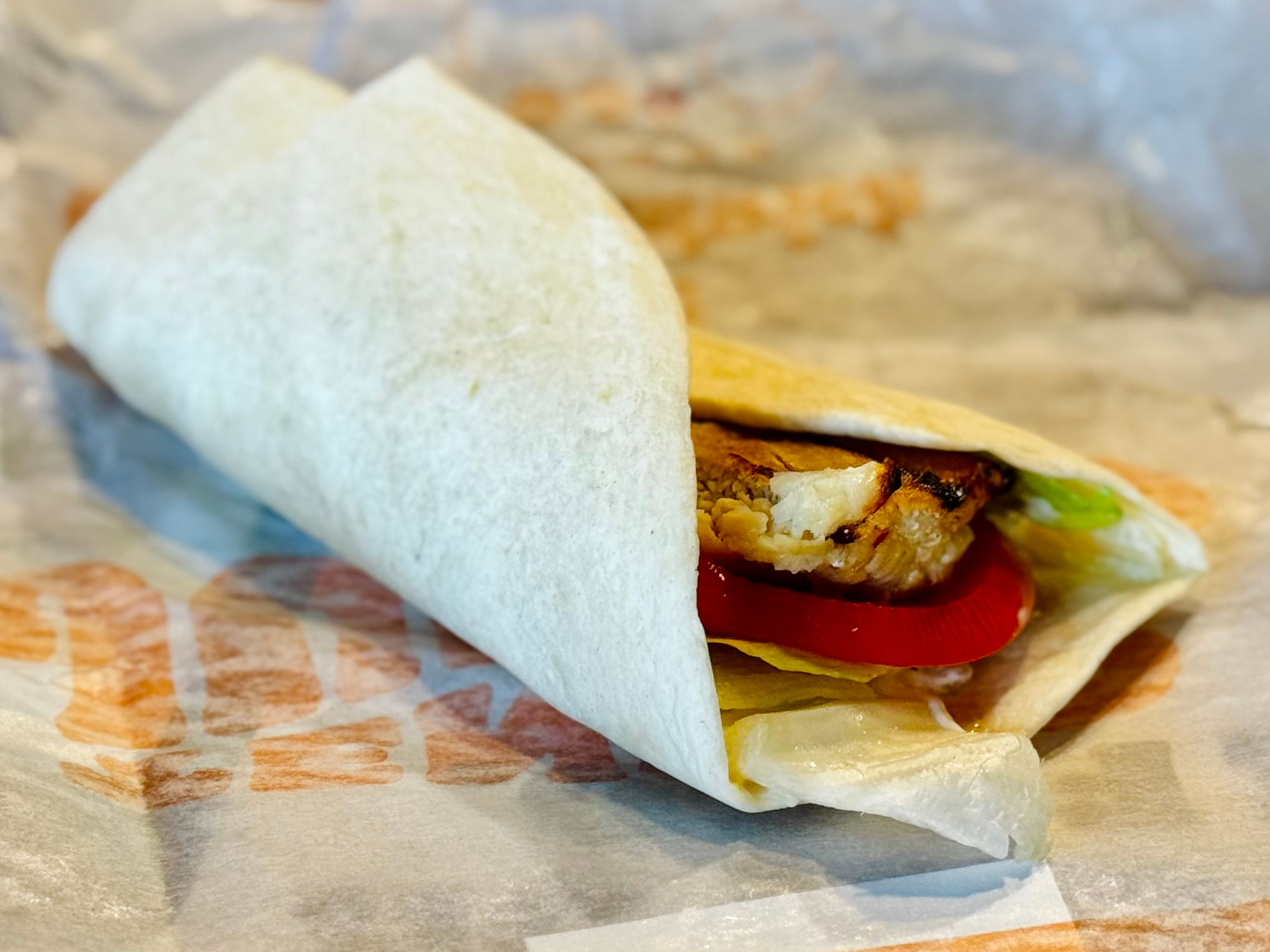 Burger King Classic Flame-Grilled Chicken Wrap