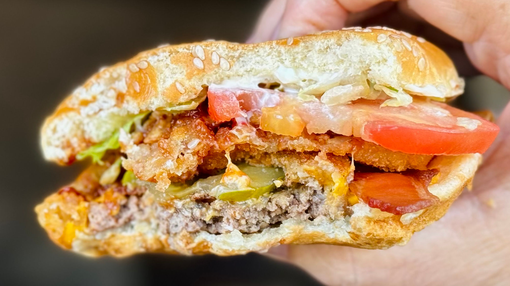 Burger King Crispy Onions Whopper Jr