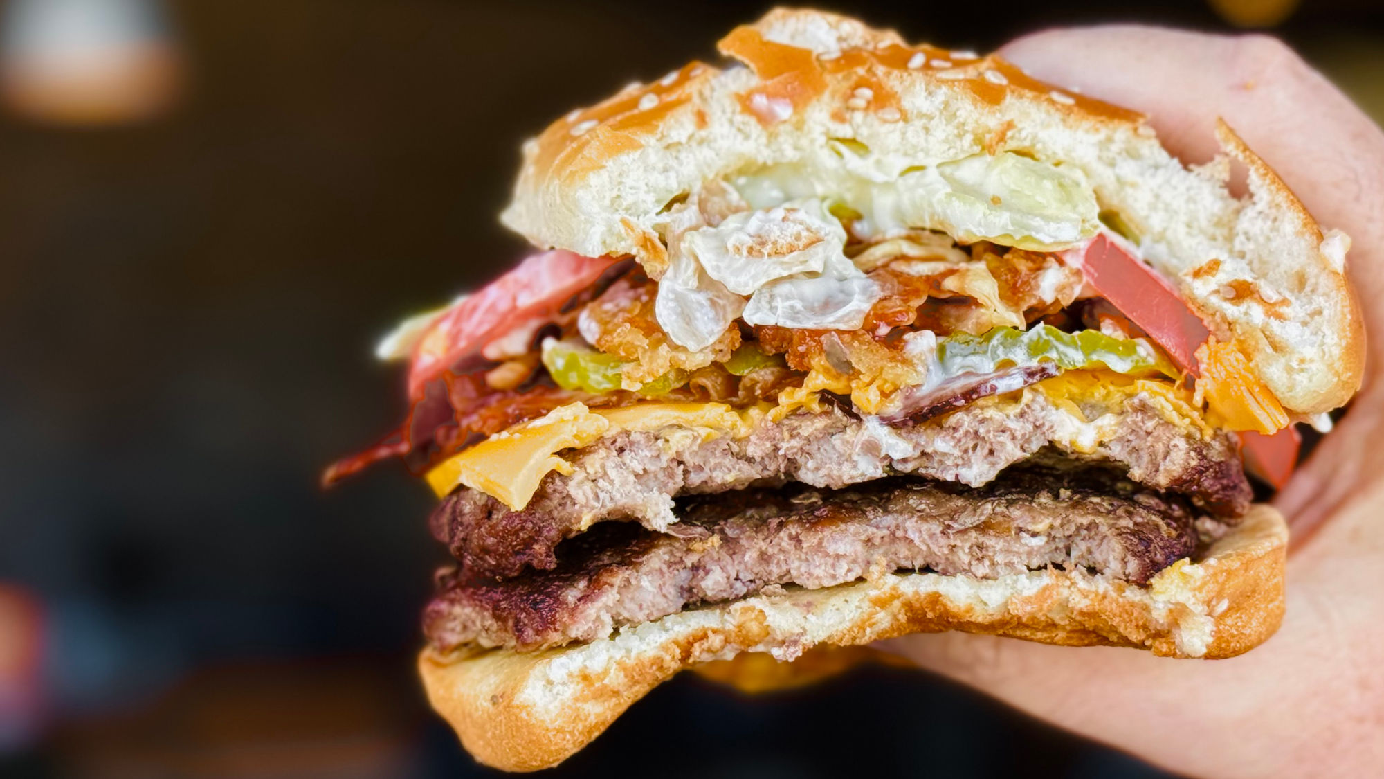 Burger King Crispy Onions Whopper