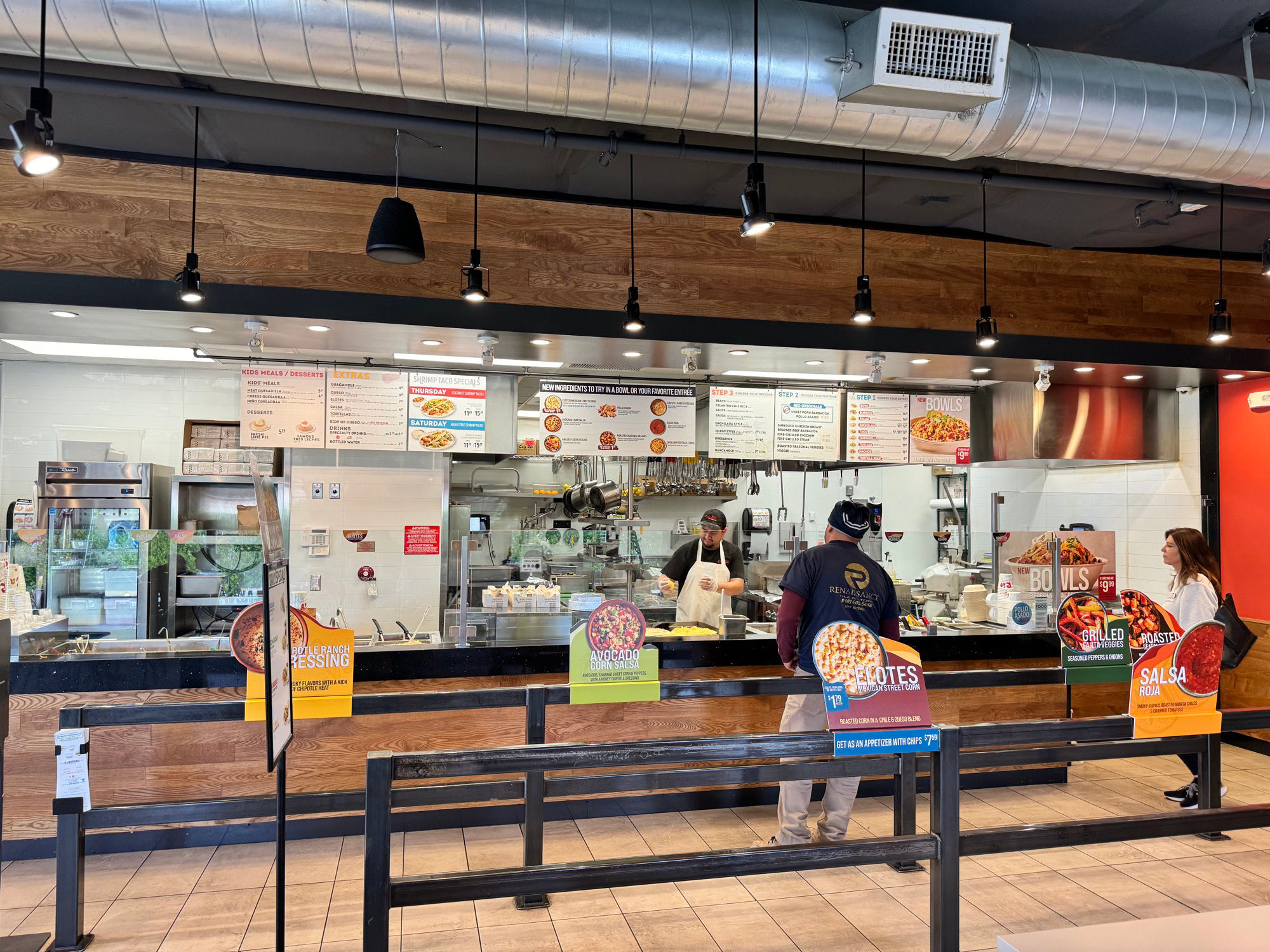 Cafe Rio Menu