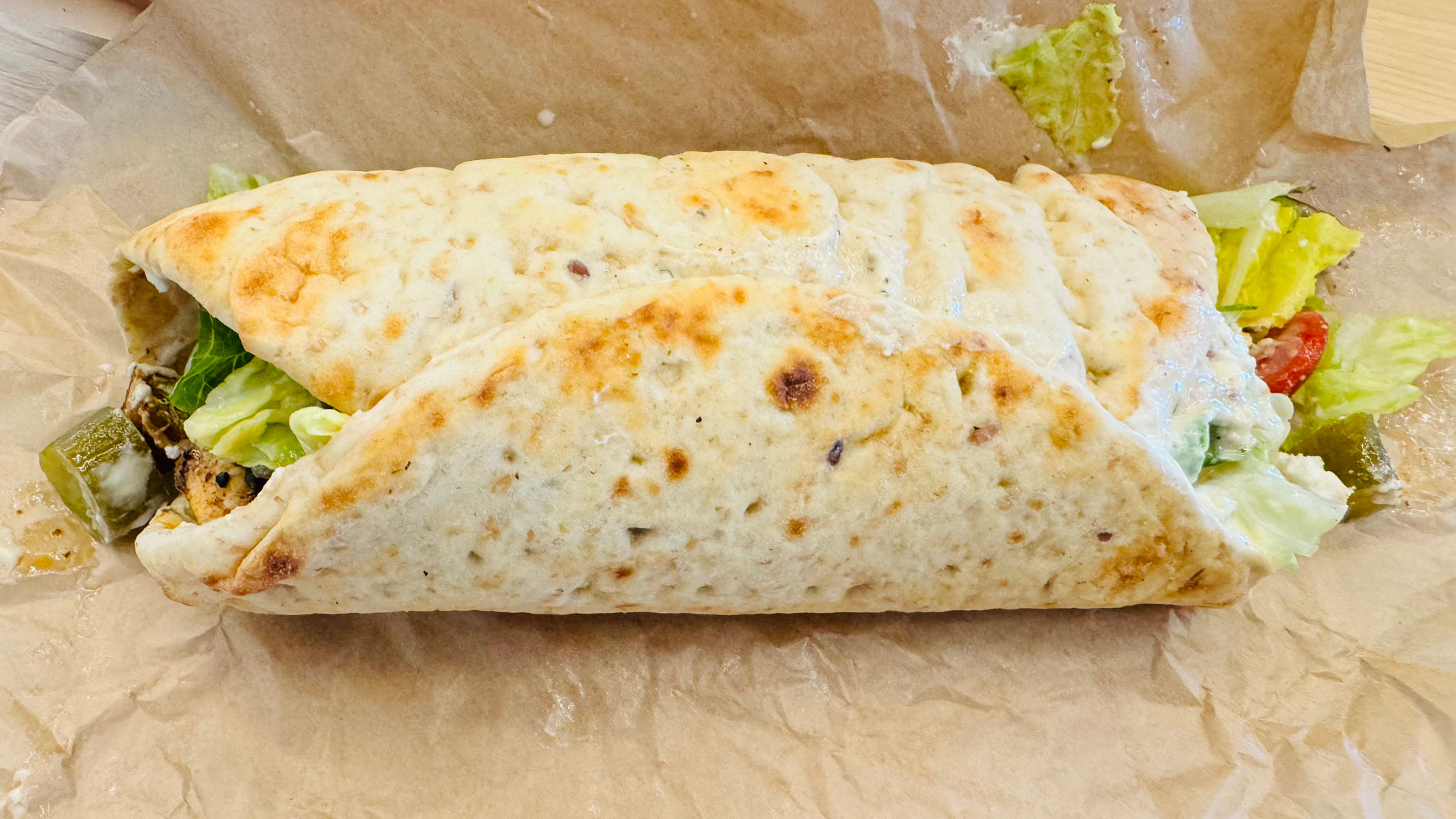 Cava Greek Chicken Pita
