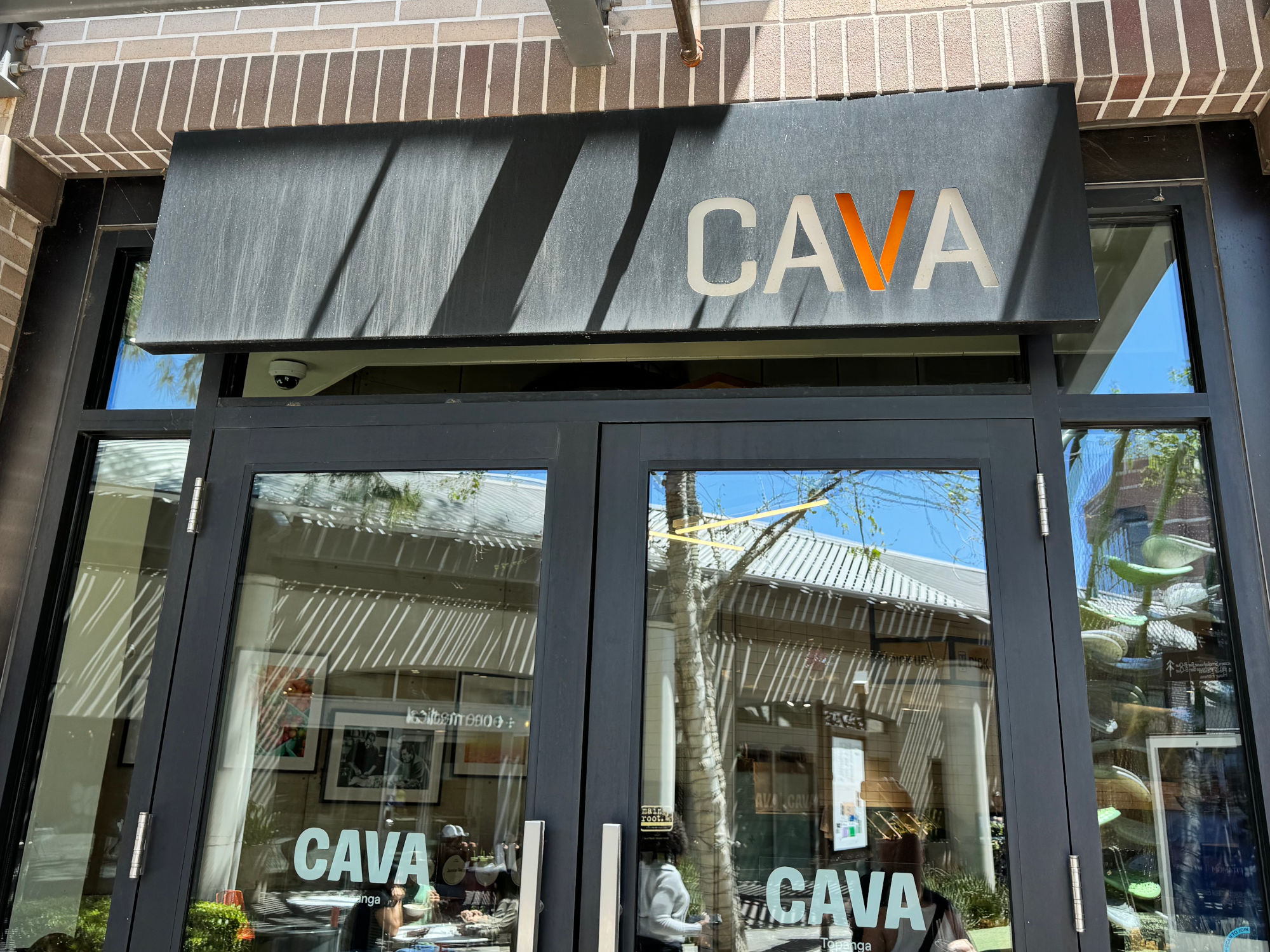 Cava Woodland Hills Entrance