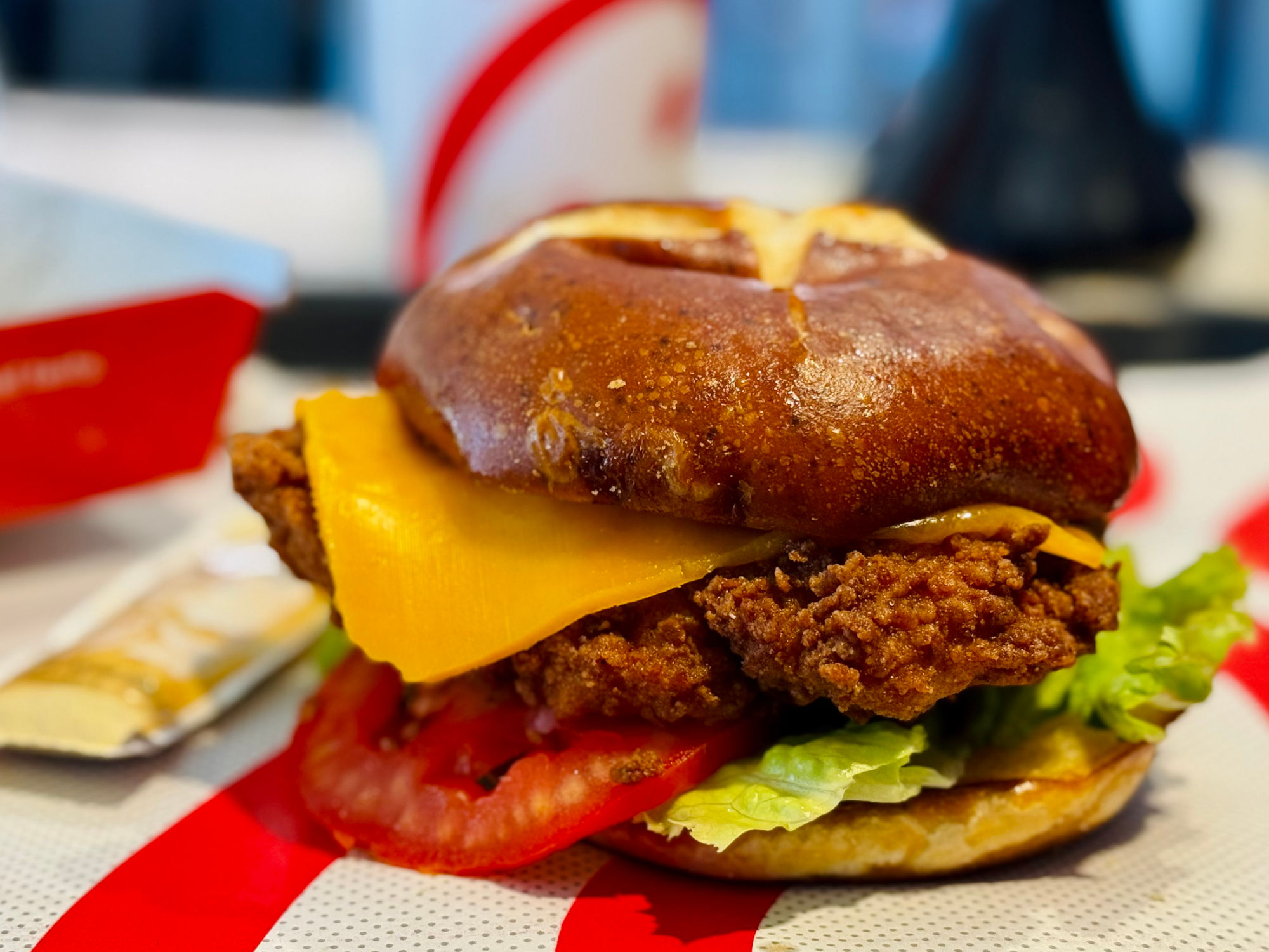 Original Pretzel Cheddar Club Chick-fil-A Original Pretzel Cheddar Club