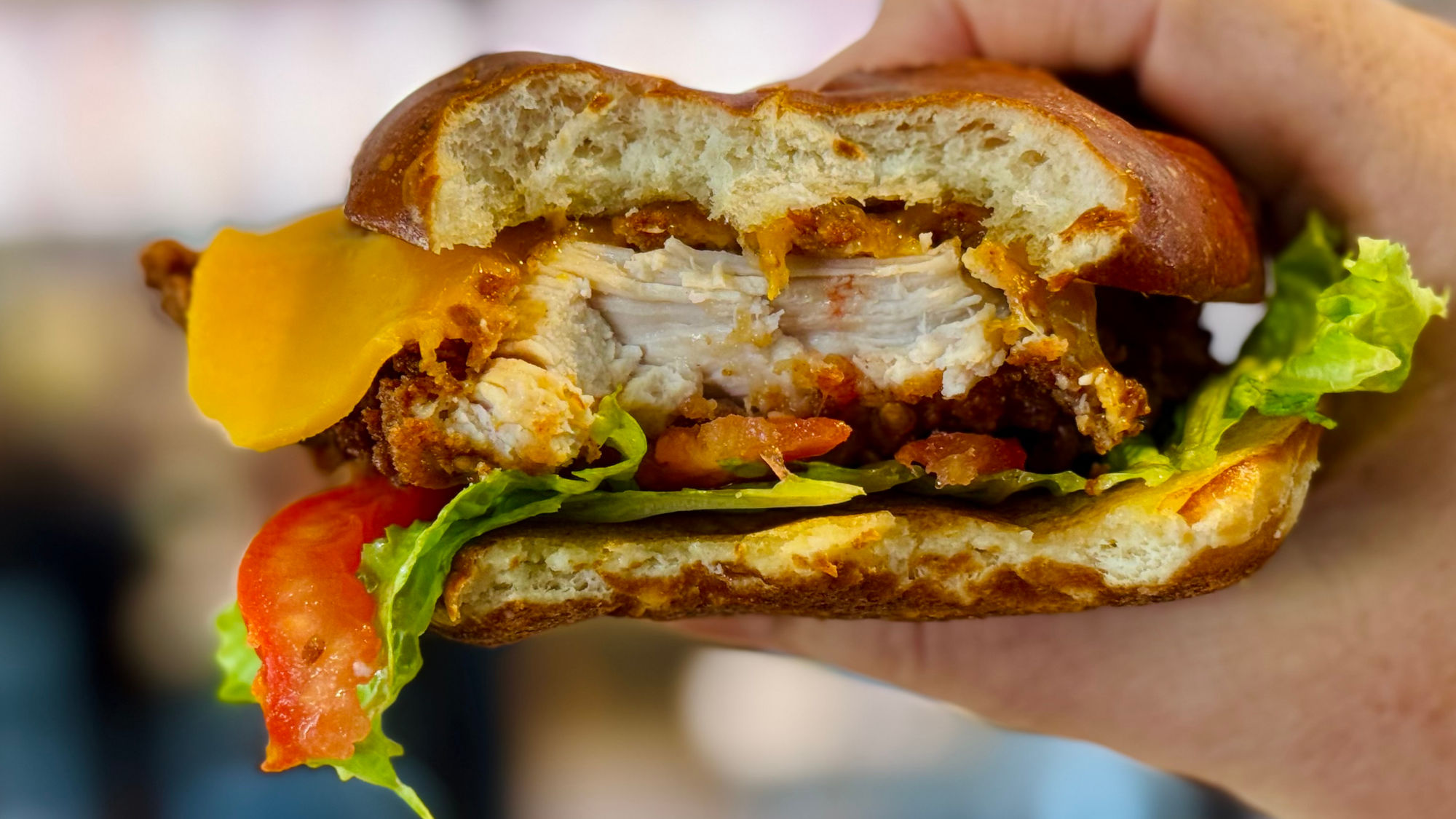 Original Pretzel Cheddar Club Chick-fil-A Original Pretzel Cheddar Club