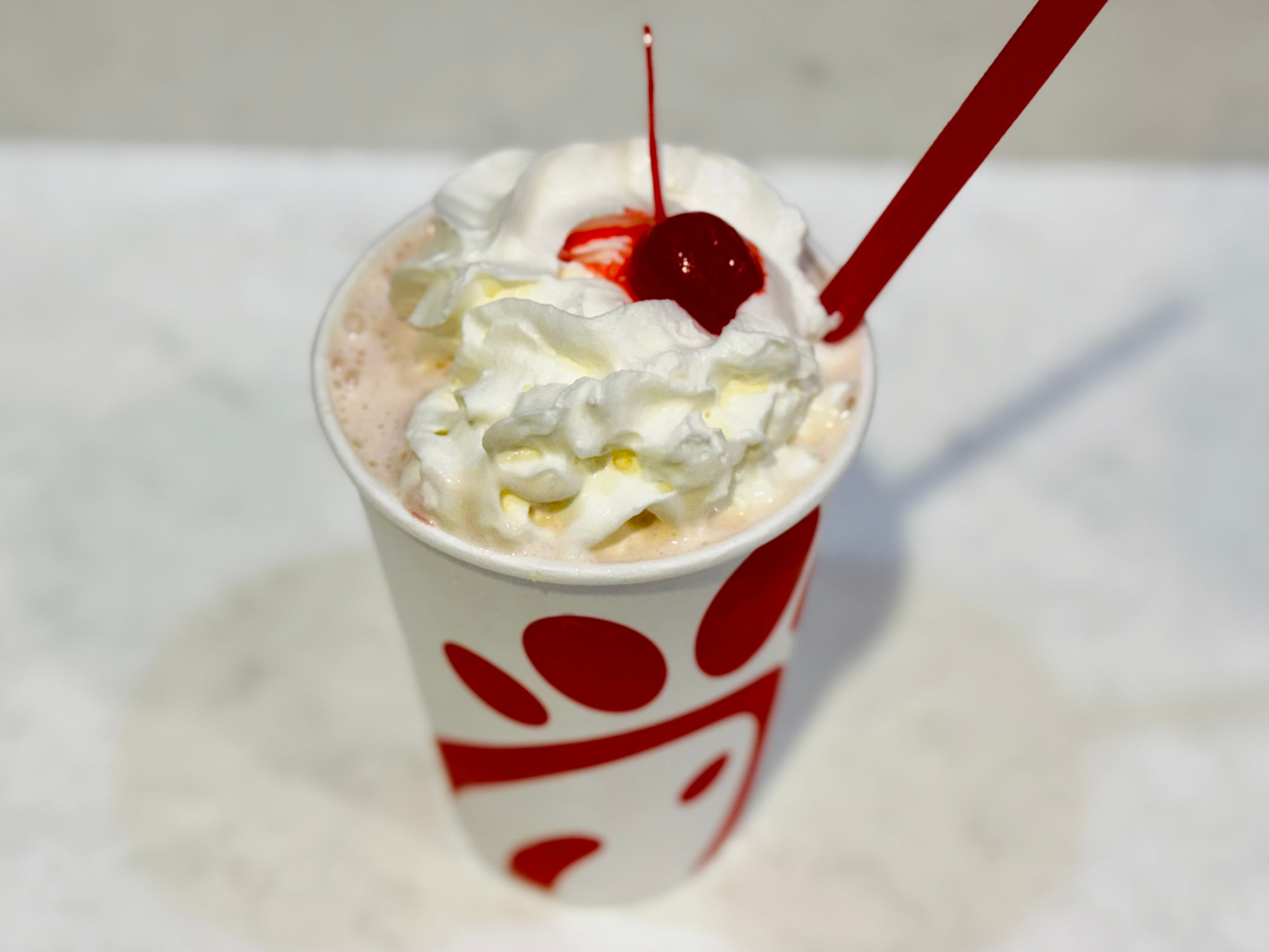 Strawberry Milkshake Chick-fil-A Strawberry Milkshake