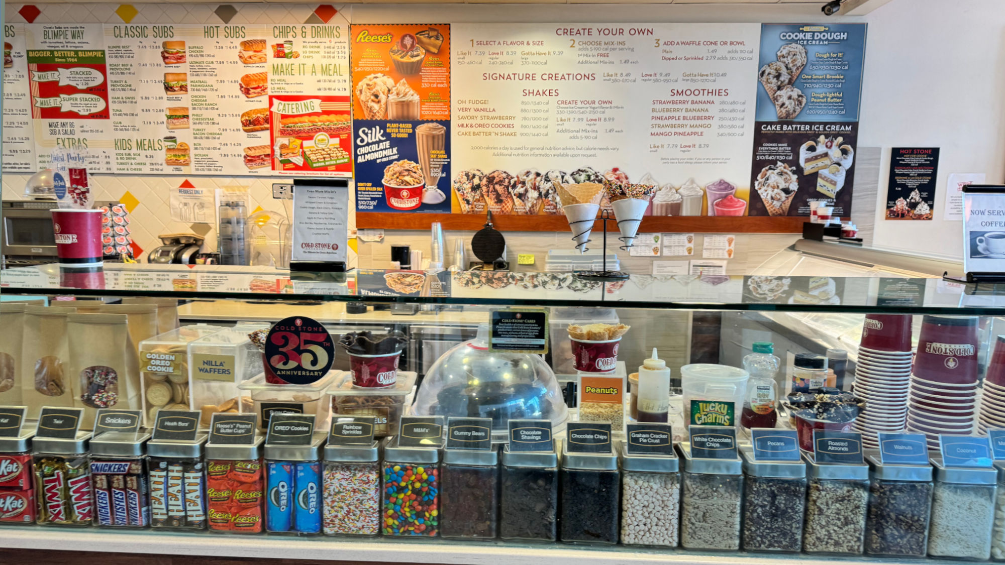 Cold Stone Menu