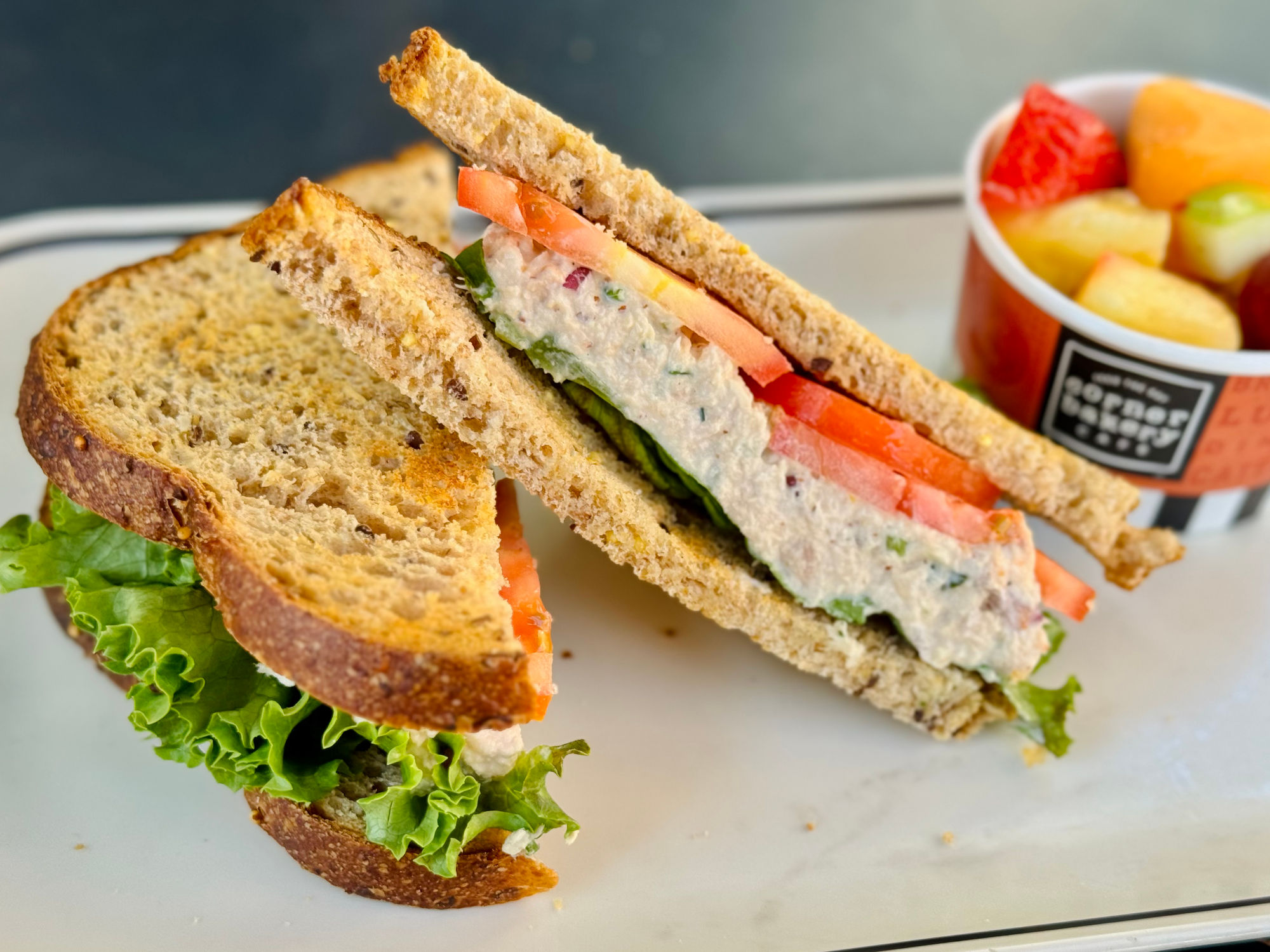Albacore Tuna Salad Sandwich Corner Bakery Cafe Albacore Tuna Salad Sandwich