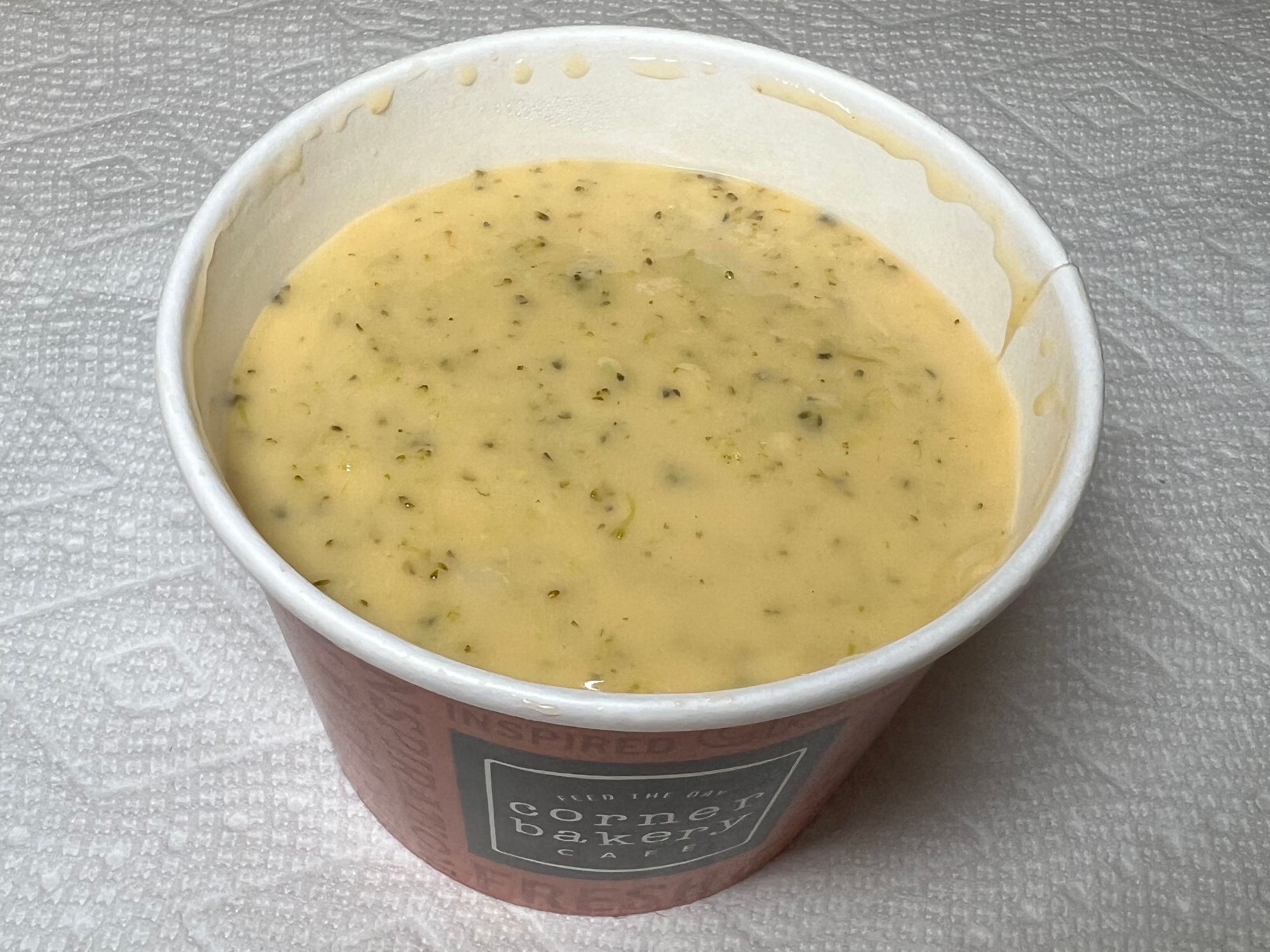 Cheddar Broccoli Soup Corner Bakery Cafe Cheddar Broccoli Soup