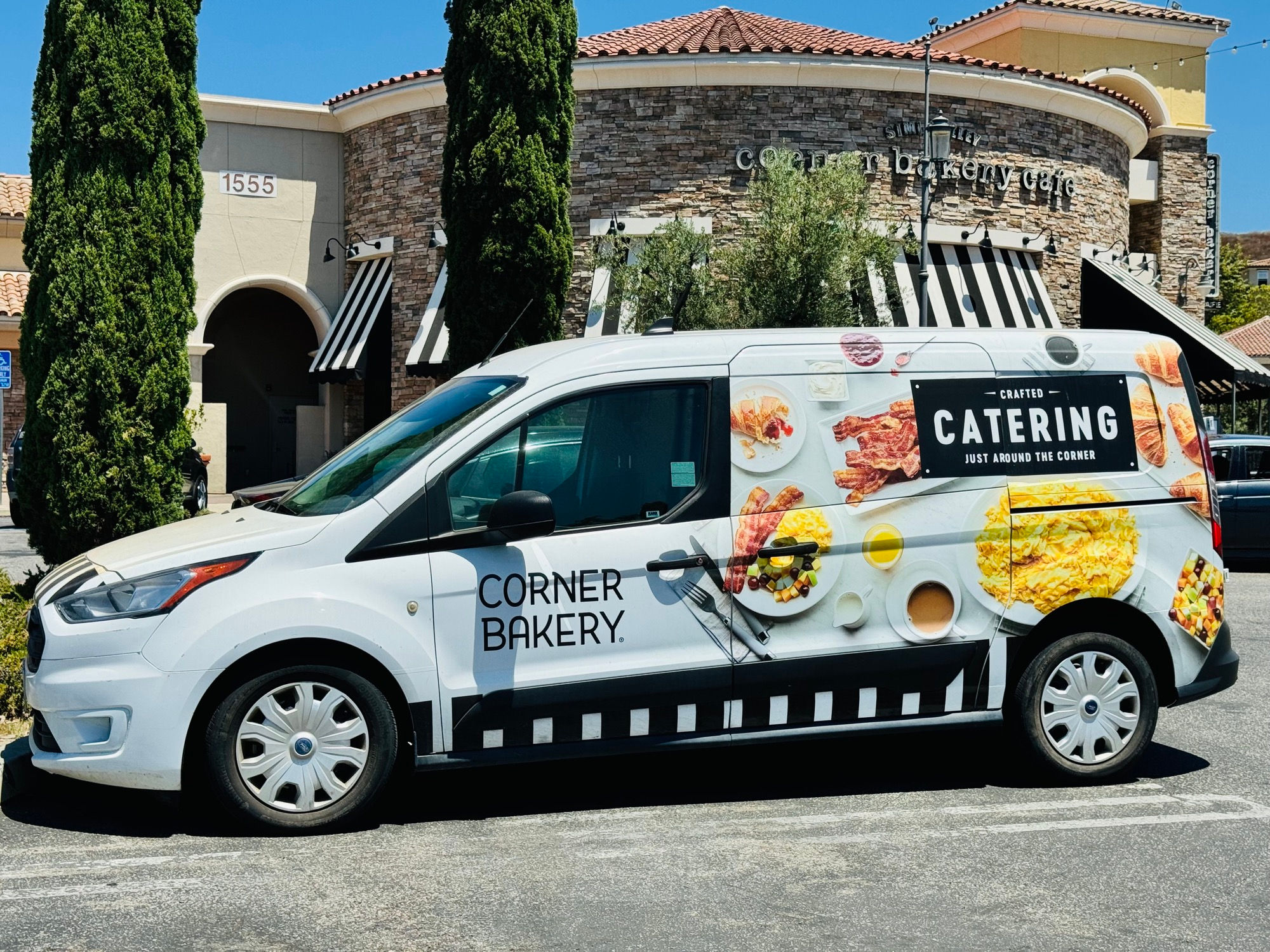 Delivery Van Corner Bakery Cafe Delivery Van