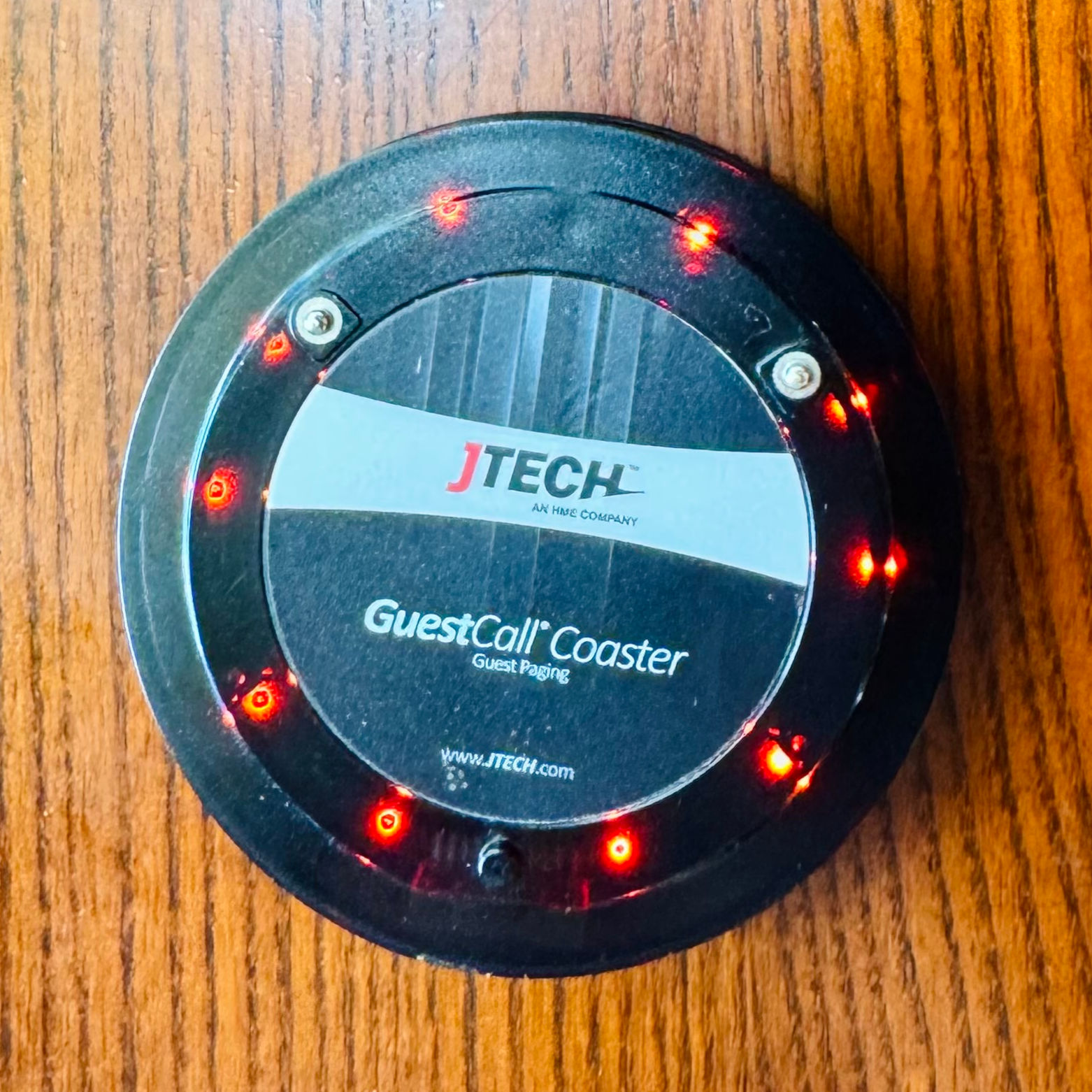 Jtech GuestCall Coaster Corner Bakery Cafe Jtech GuestCall Coaster