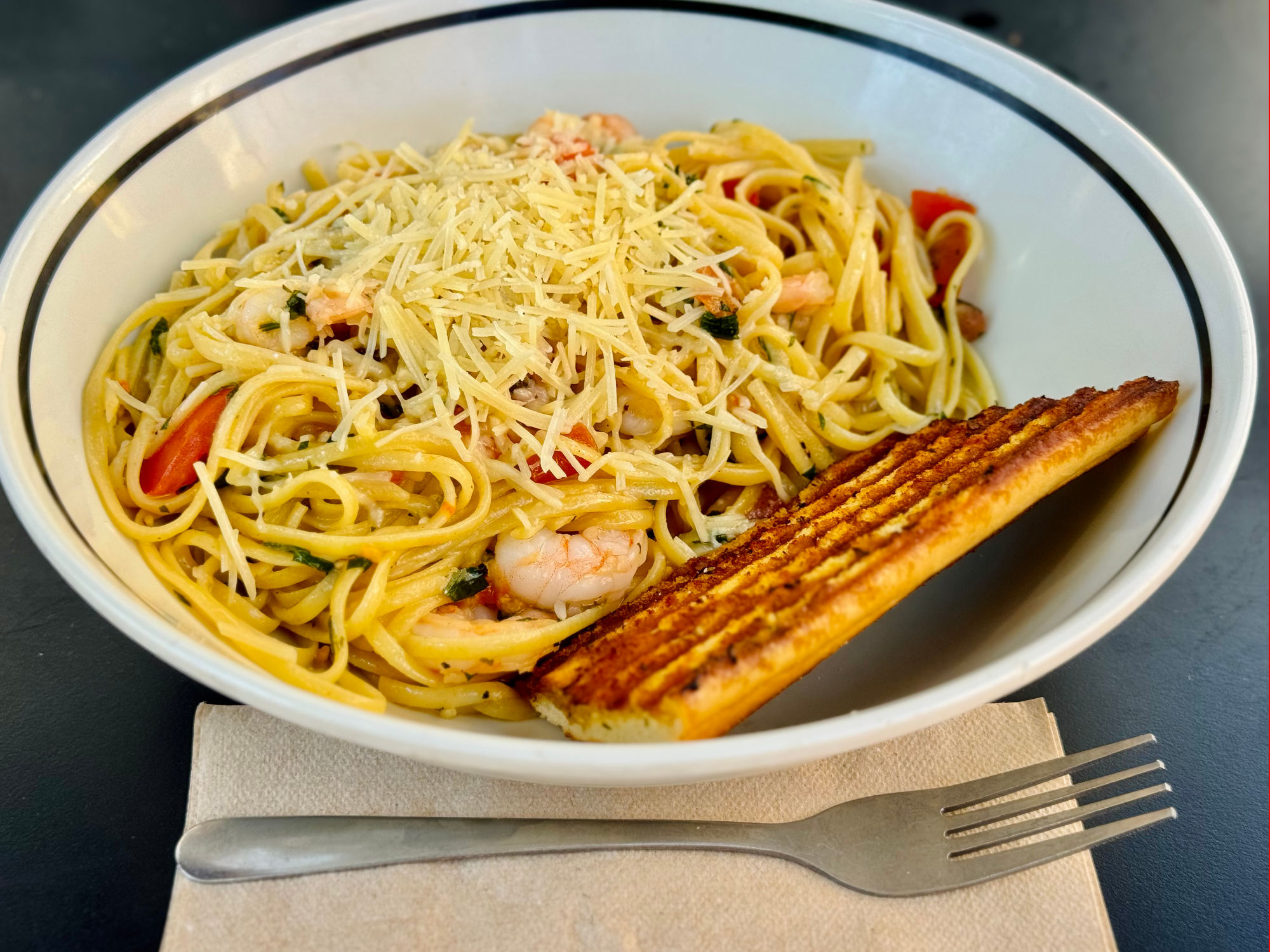 Shrimp Scampi Linguine Corner Bakery Cafe Shrimp Scampi Linguine