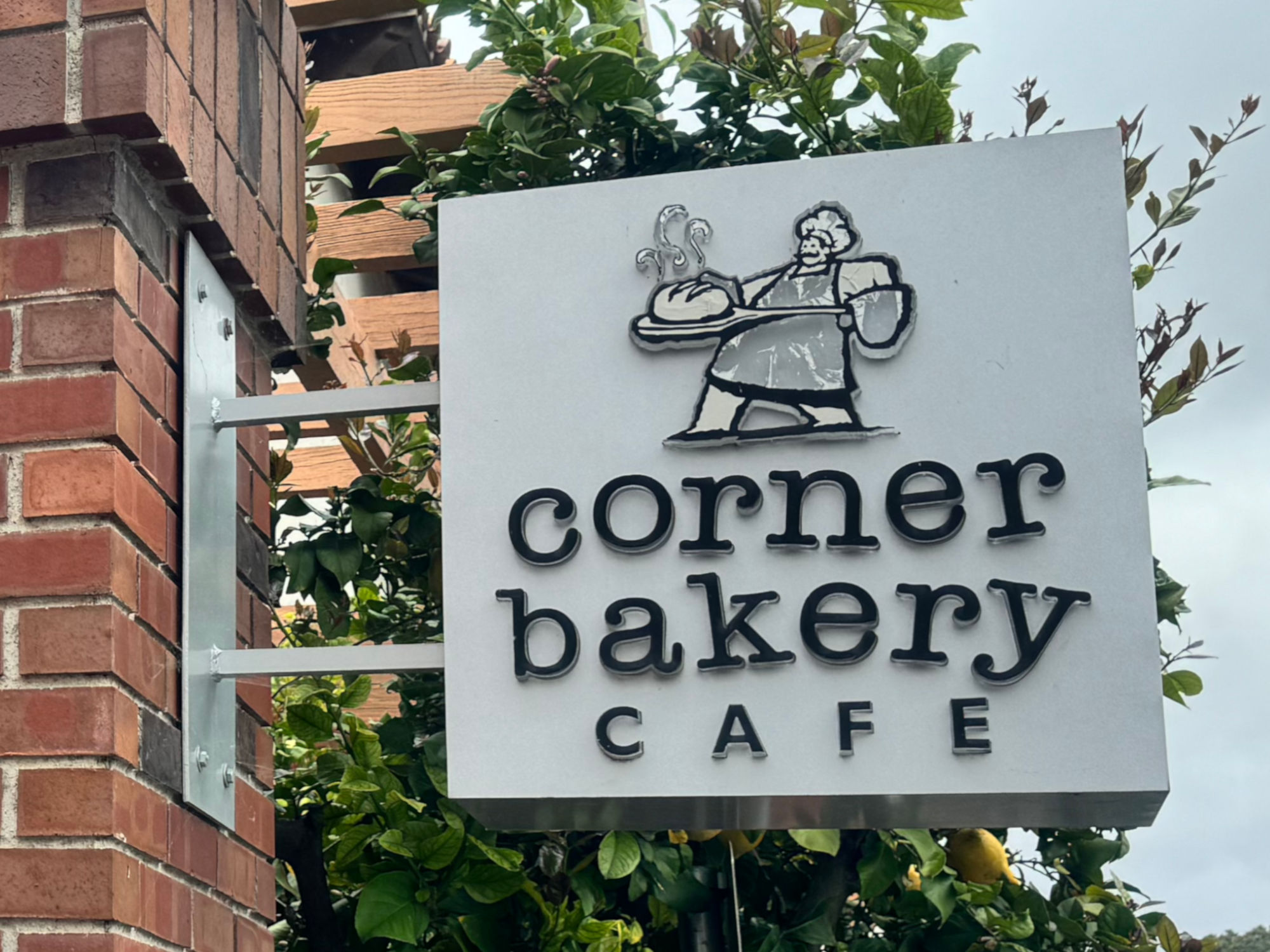 Sign Corner Bakery Cafe Sign