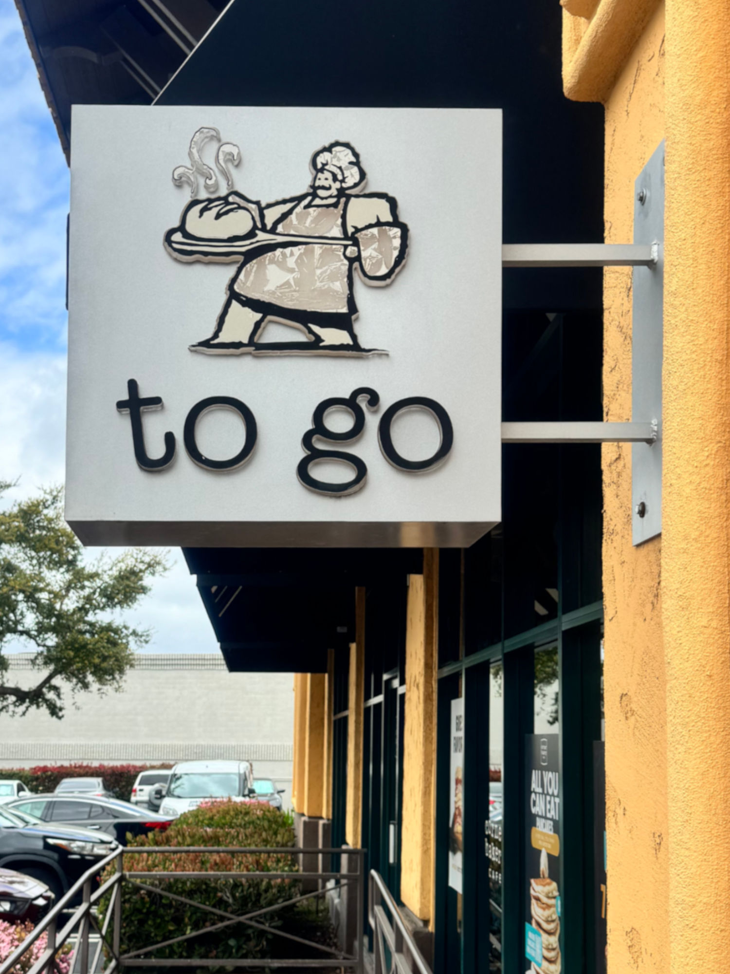 To Go Sign Corner Bakery Cafe To Go Sign