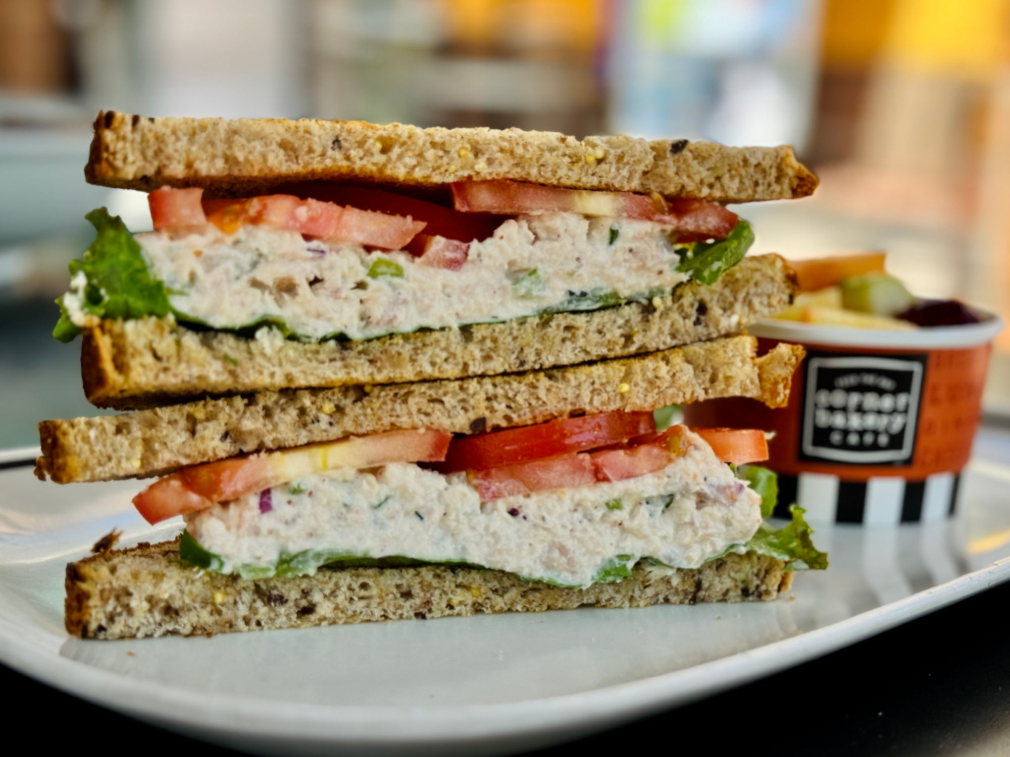 Albacore Tuna Salad Sandwich Corner Bakery Cafe Tuna Salad Sandwich