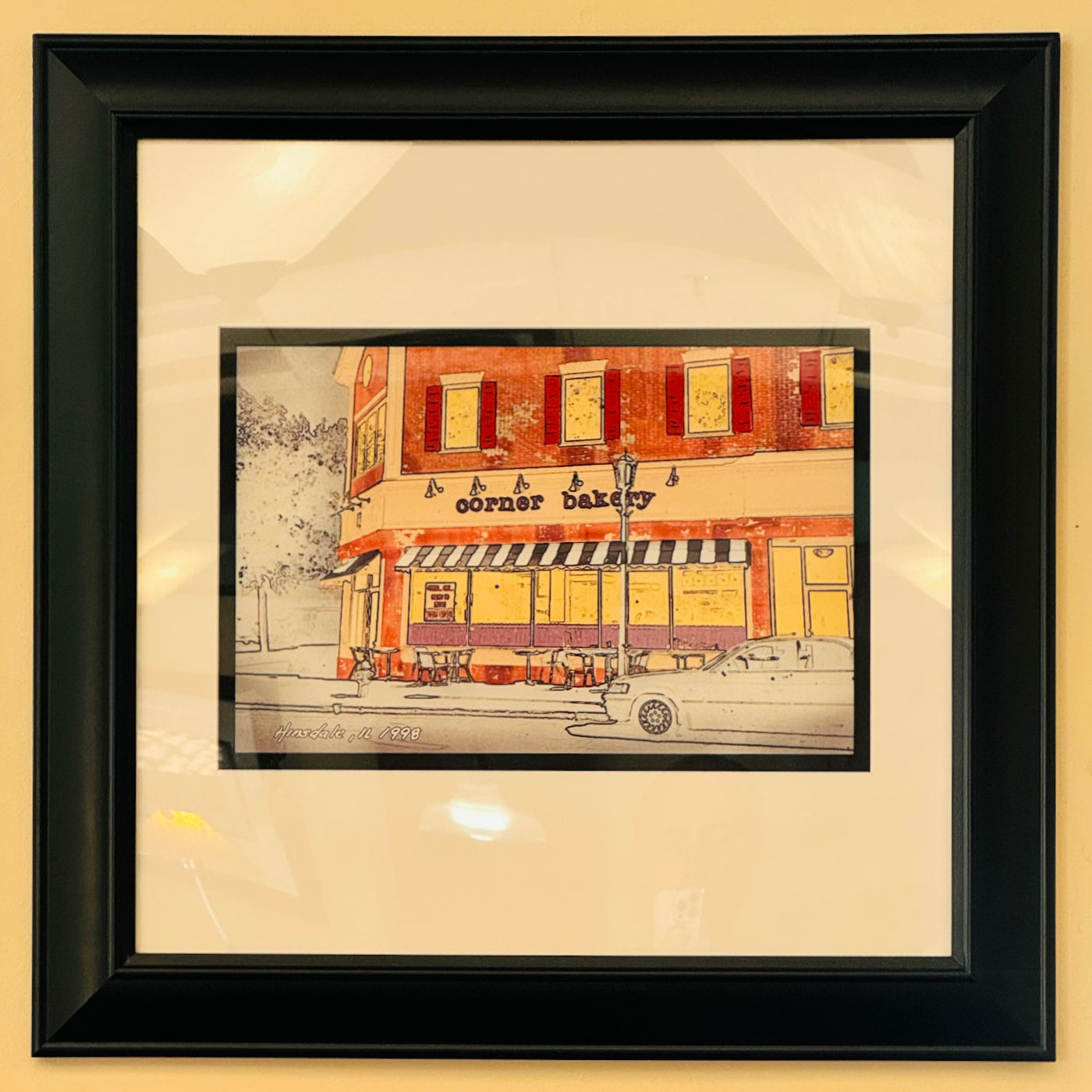 Hinsdale, IL 1998 Corner Bakery Decor Hinsdale, IL 1998
