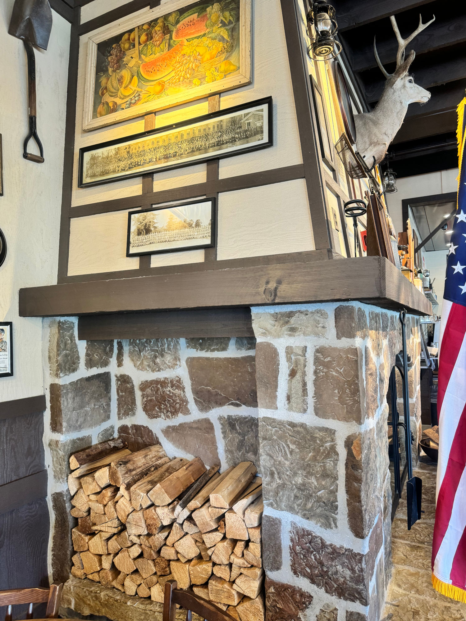 Firewood Cracker Barrel Decor Firewood
