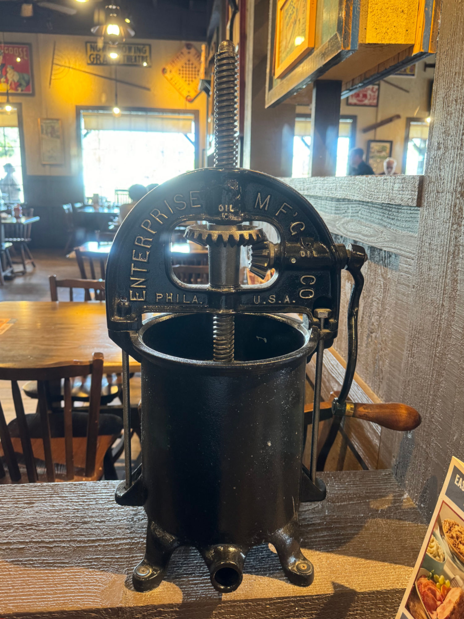 Sausage Press Cracker Barrel Decor Sausage Press