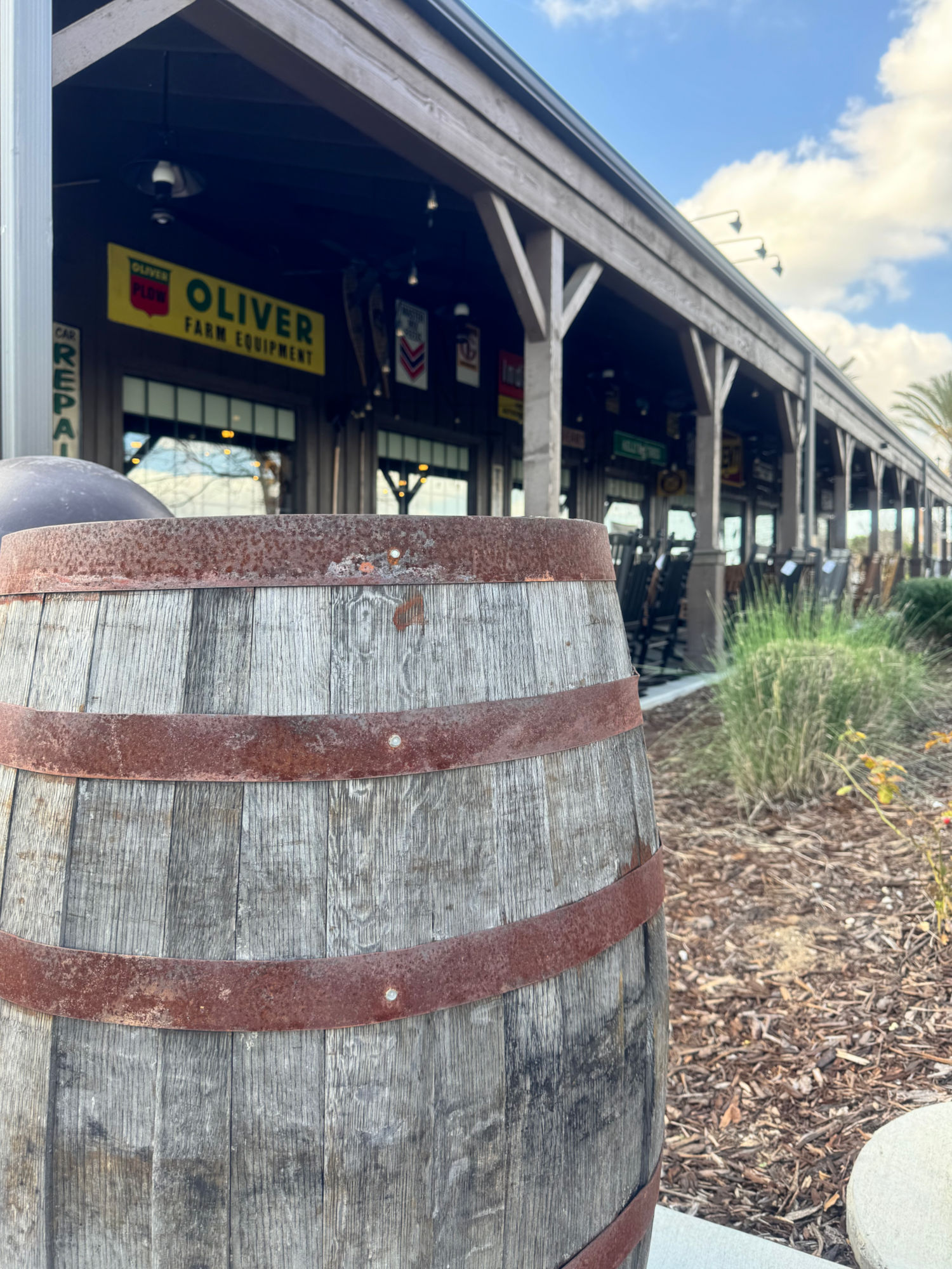 Outside Cracker Barrel Outside