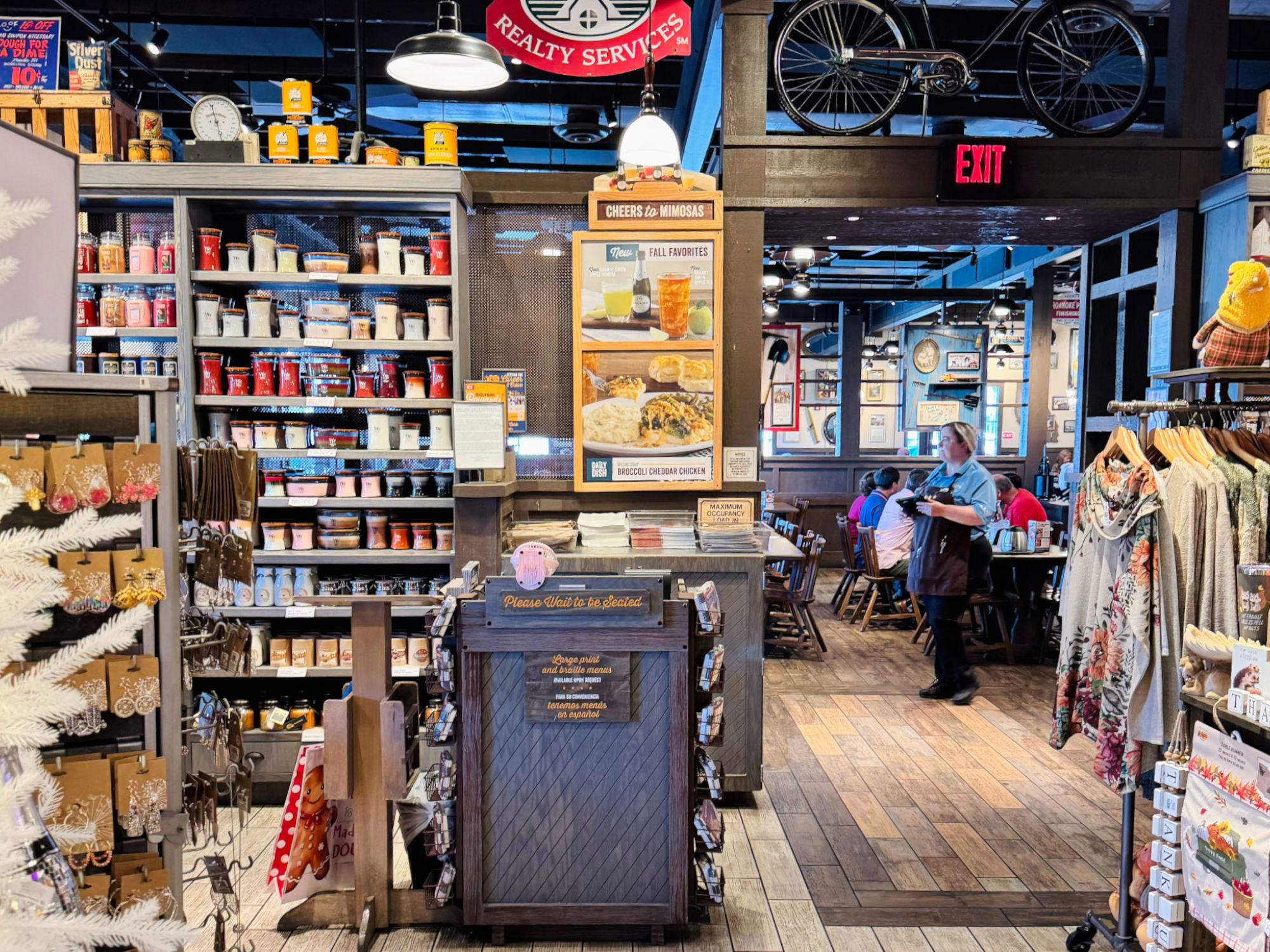 Wait to be Seated Cracker Barrel Wait to be Seated