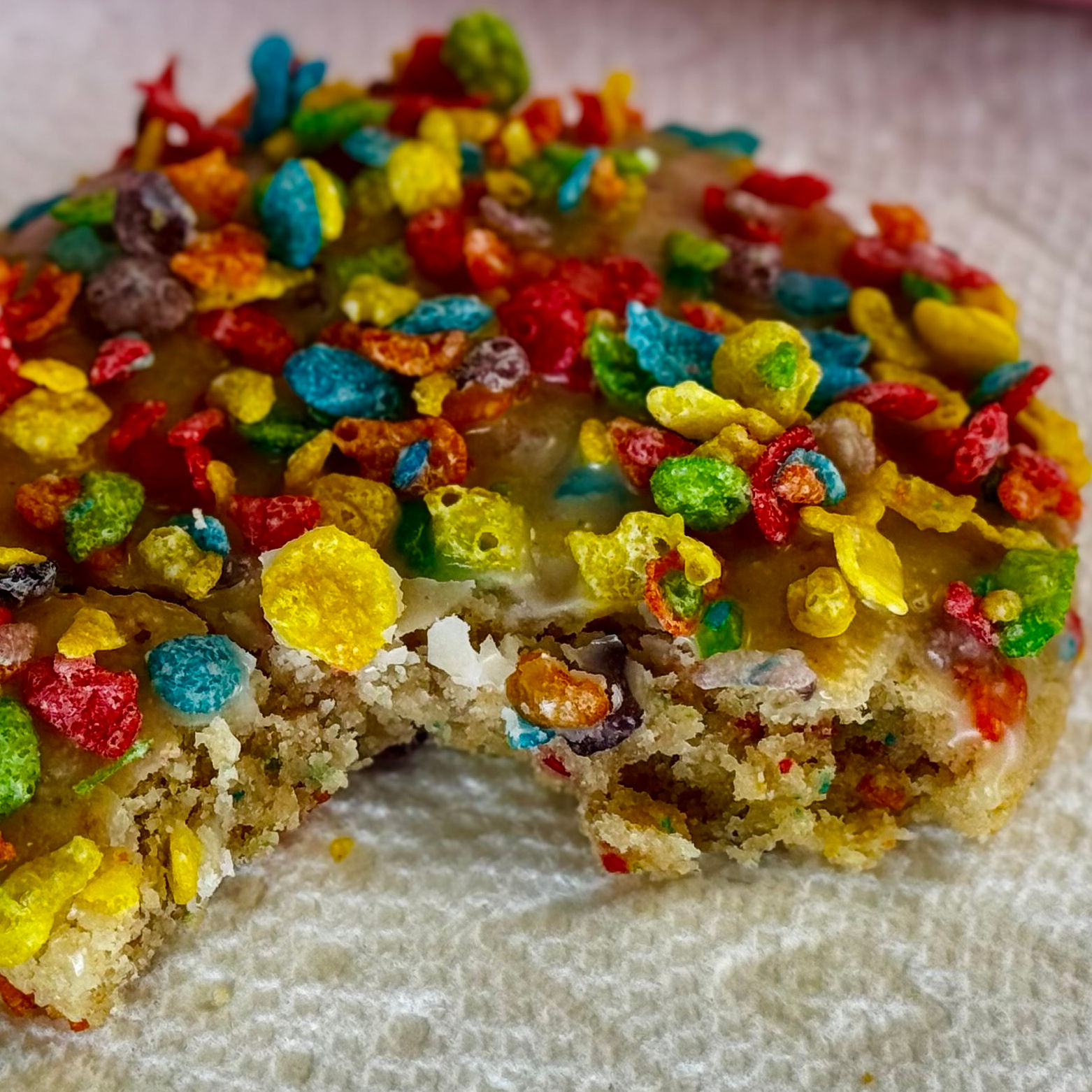 Milk Glaze ft. Fruity Pebbles Crumbl Cookies Milk Glaze ft. Fruity Pebbles