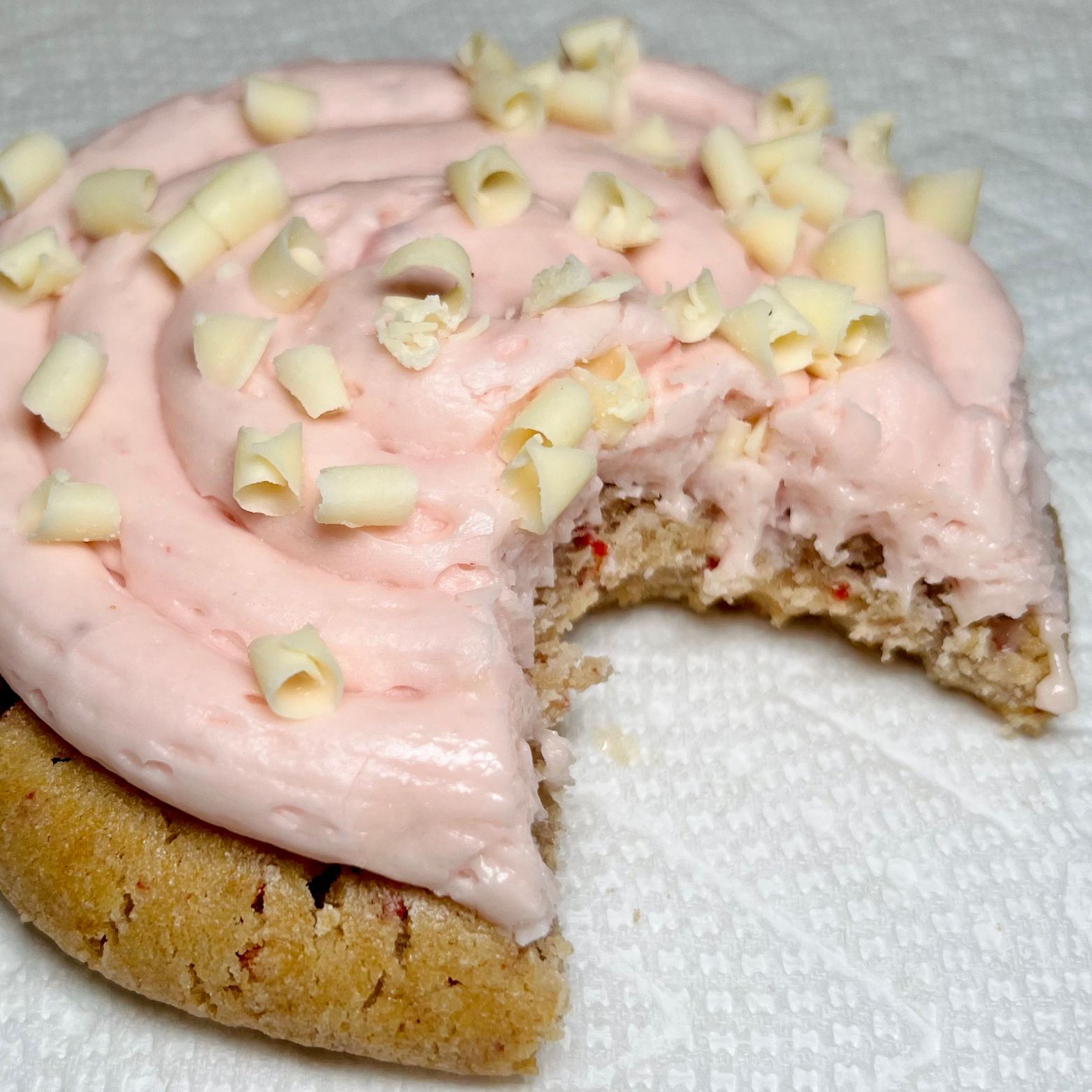 Crumbl Cookies Strawberry Cake