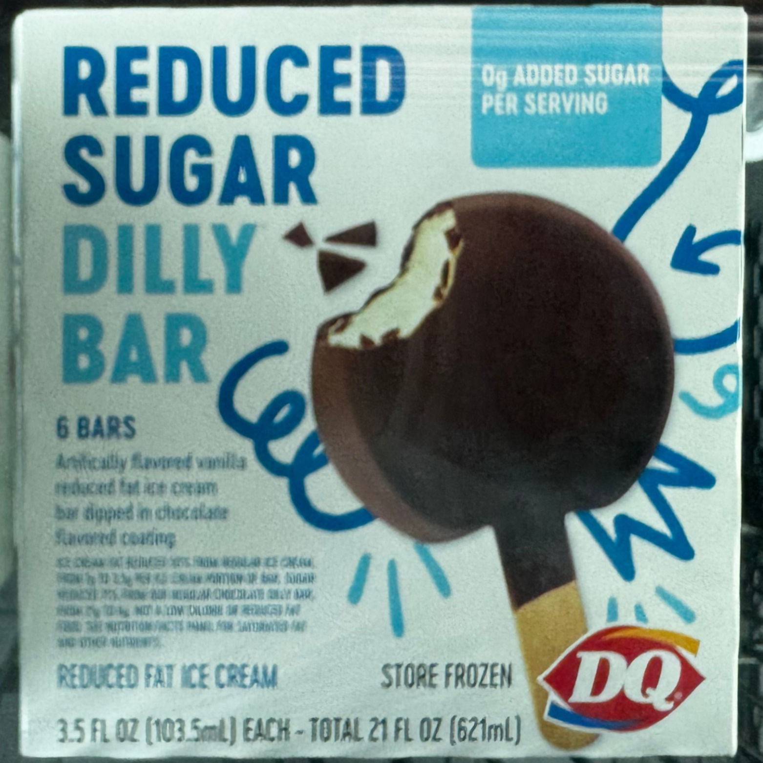 Reduced Sugar Dilly Bar Dairy Queen Reduced Sugar Dilly Bar