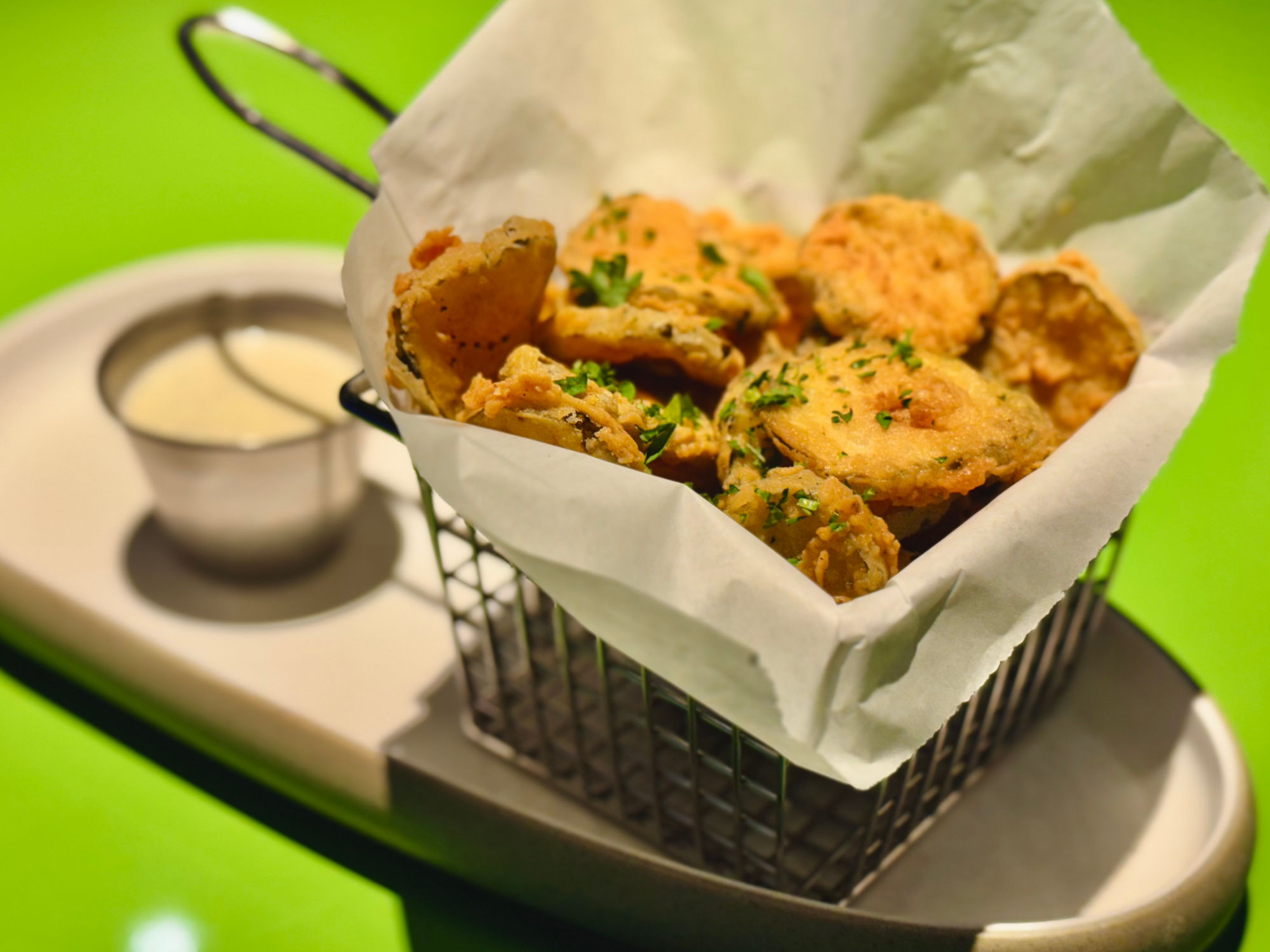 Dave and Buster's Fried Pickles