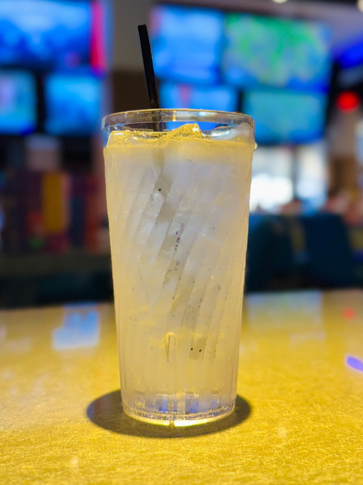 Dave and Buster's Water Glass