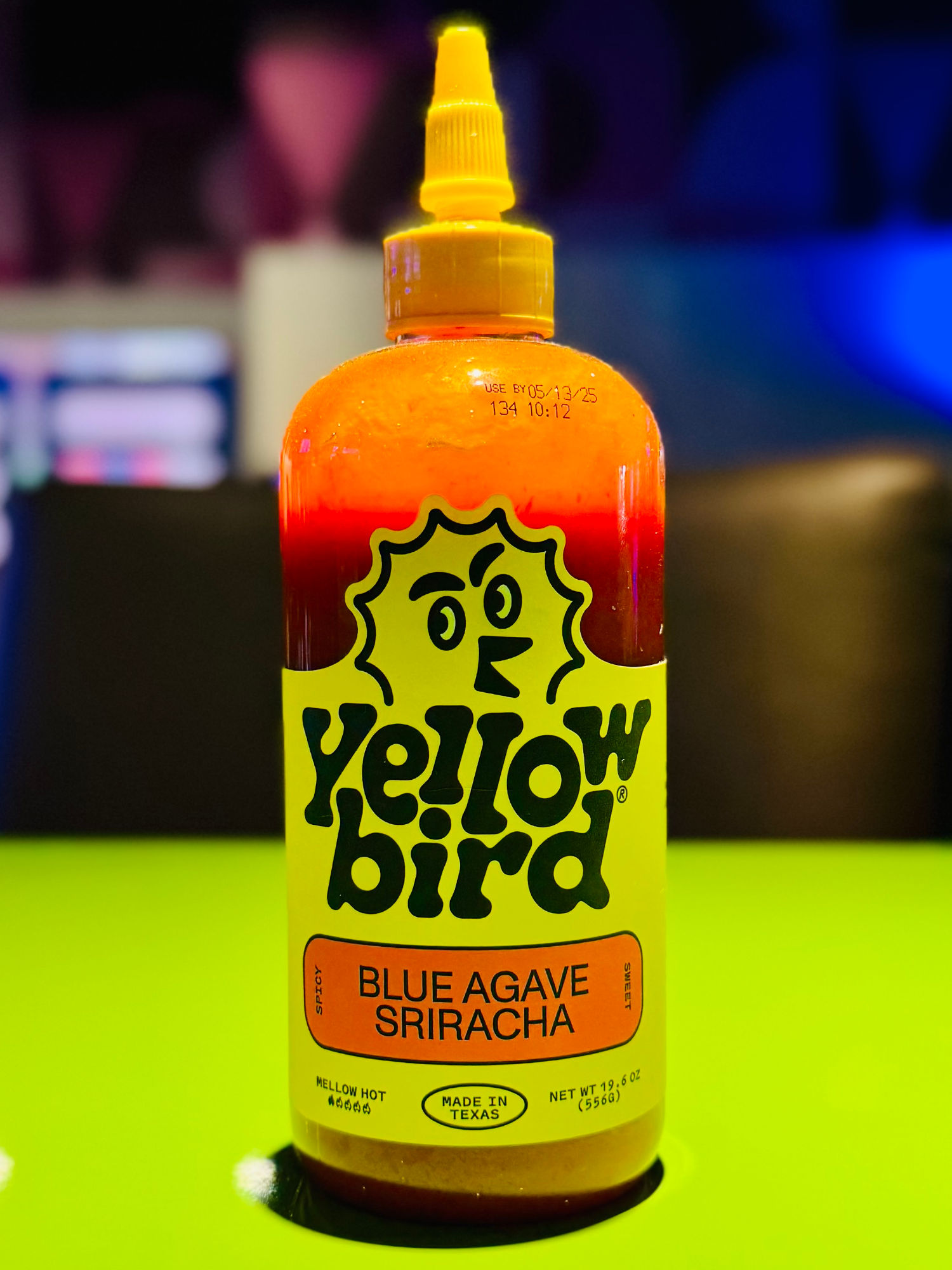 Dave and Buster's Yellow Bird Blue Agave Sriracha