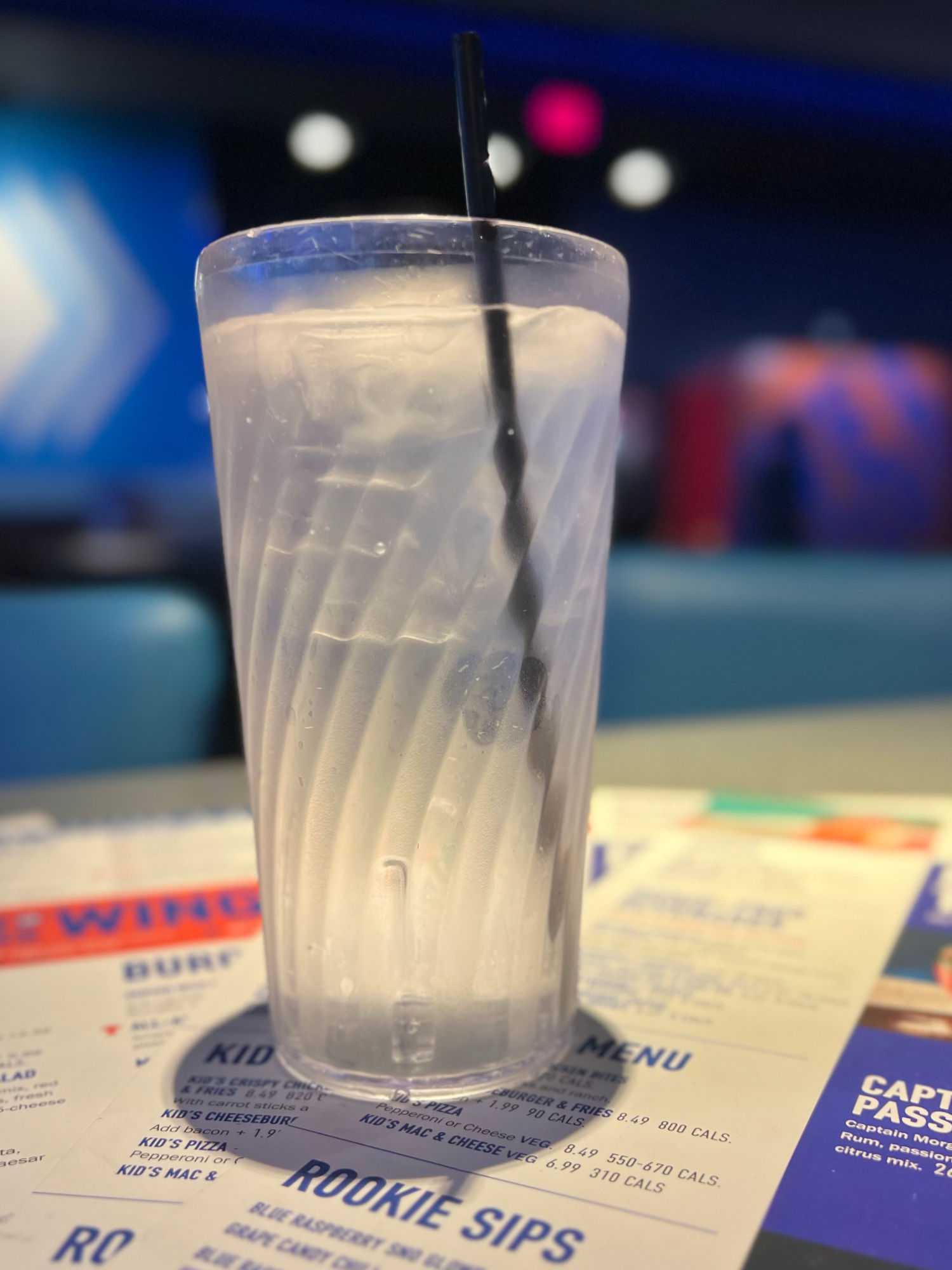 Dave and Buster's Ice Water