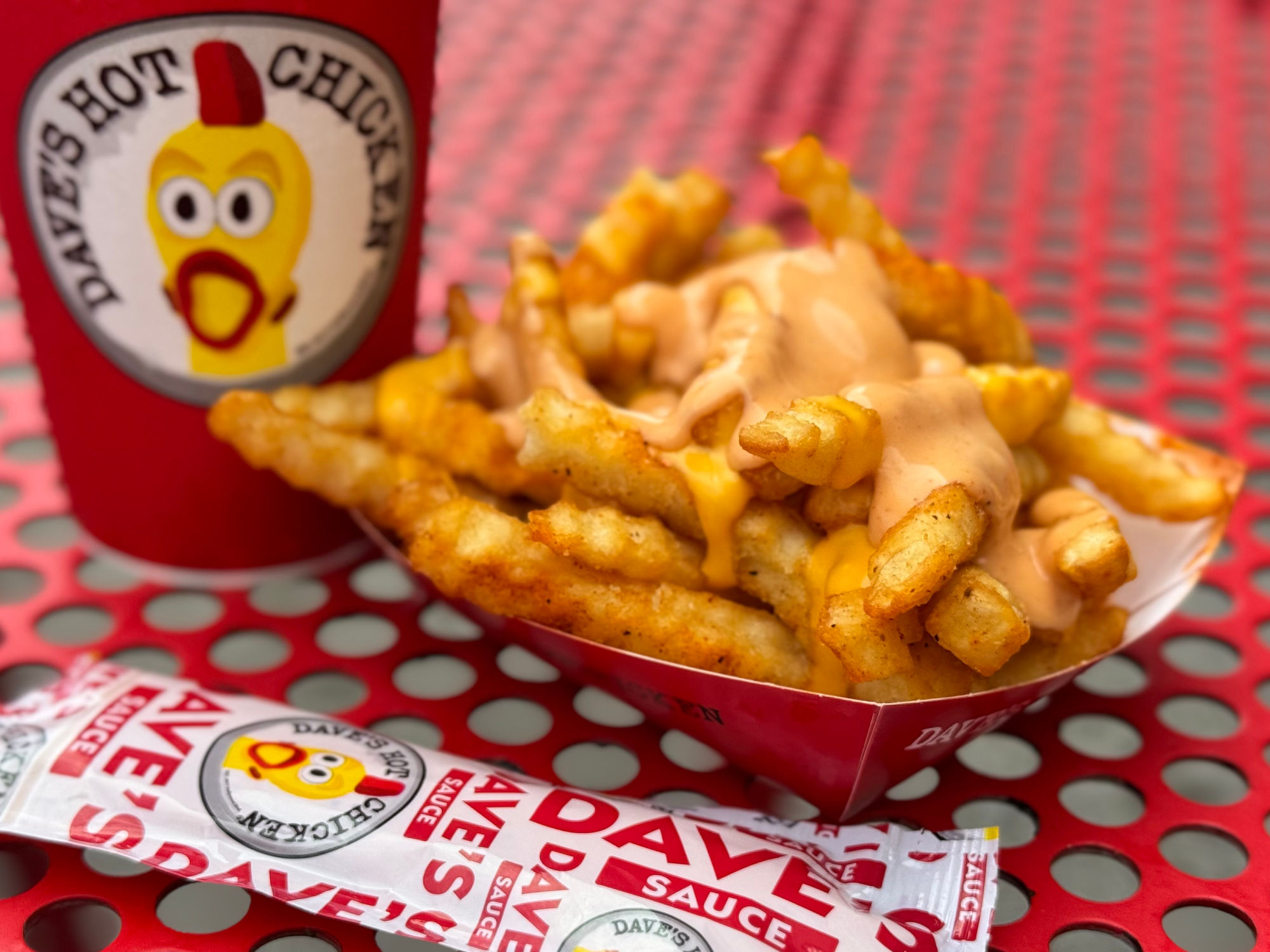 Cheese Fries add Sauce Dave's Hot Chicken Cheese Fries add Sauce