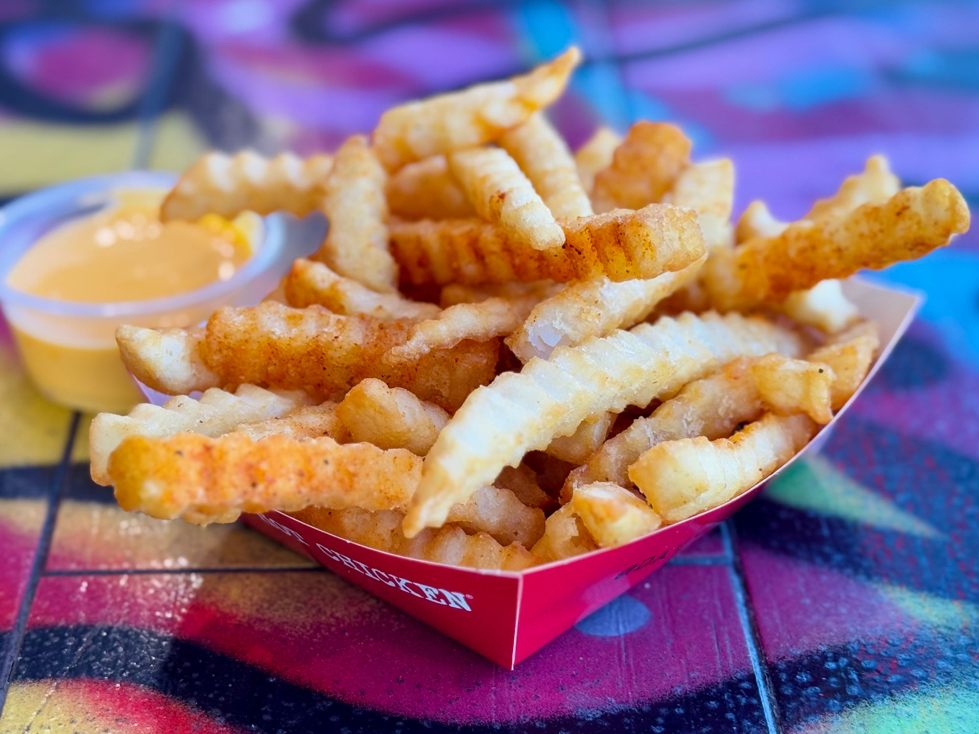 Cheese Fries Cheese on the Side Dave's Hot Chicken Cheese Fries Cheese on the Side