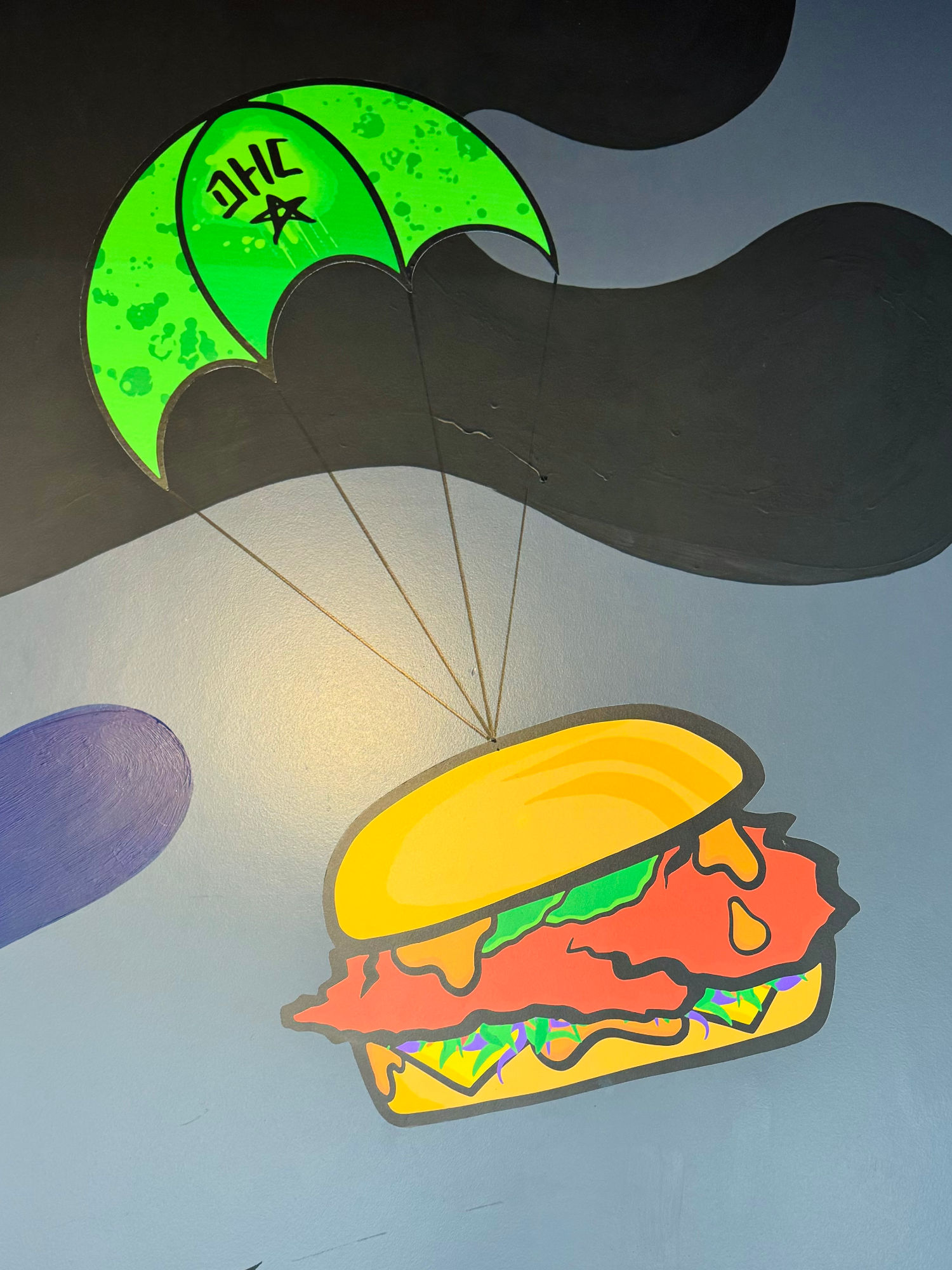Parachuting Slider Dave's Hot Chicken Parachuting Slider