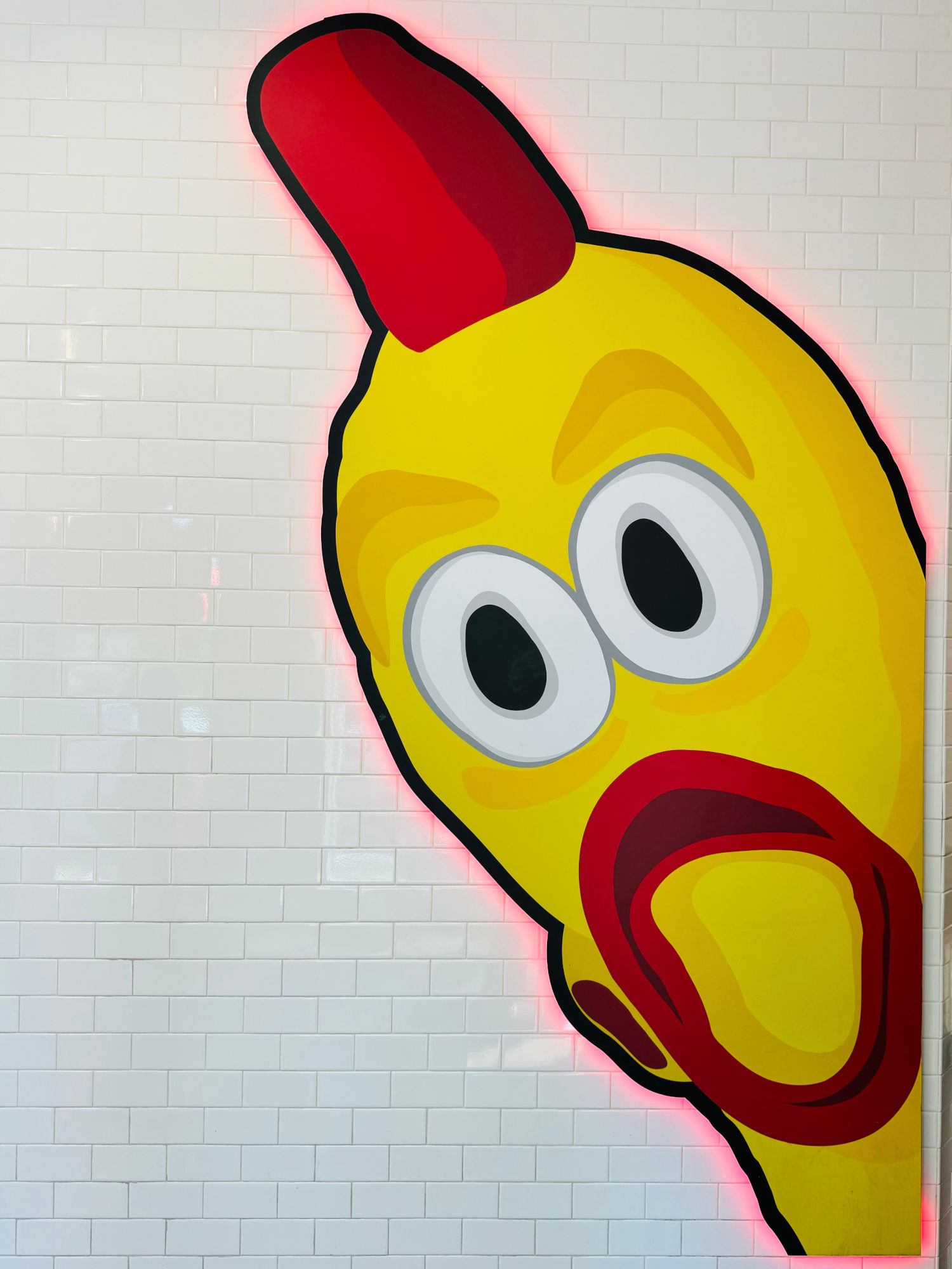 Rubber Chicken Mascot Dave's Hot Chicken Rubber Chicken Mascot