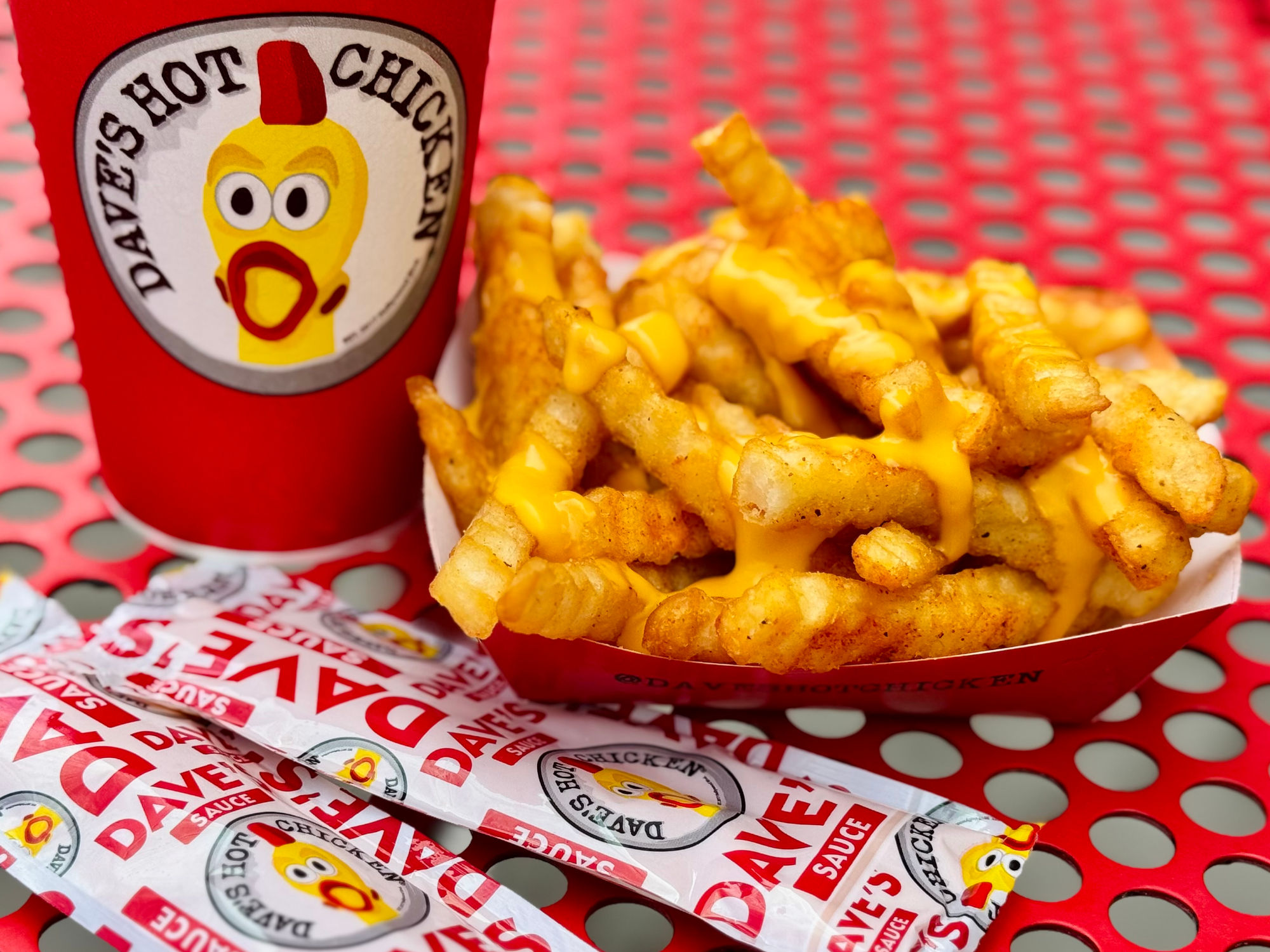Cheese Fries add Sauce Dave's Hot Chicken Cheese Fries add Sauce