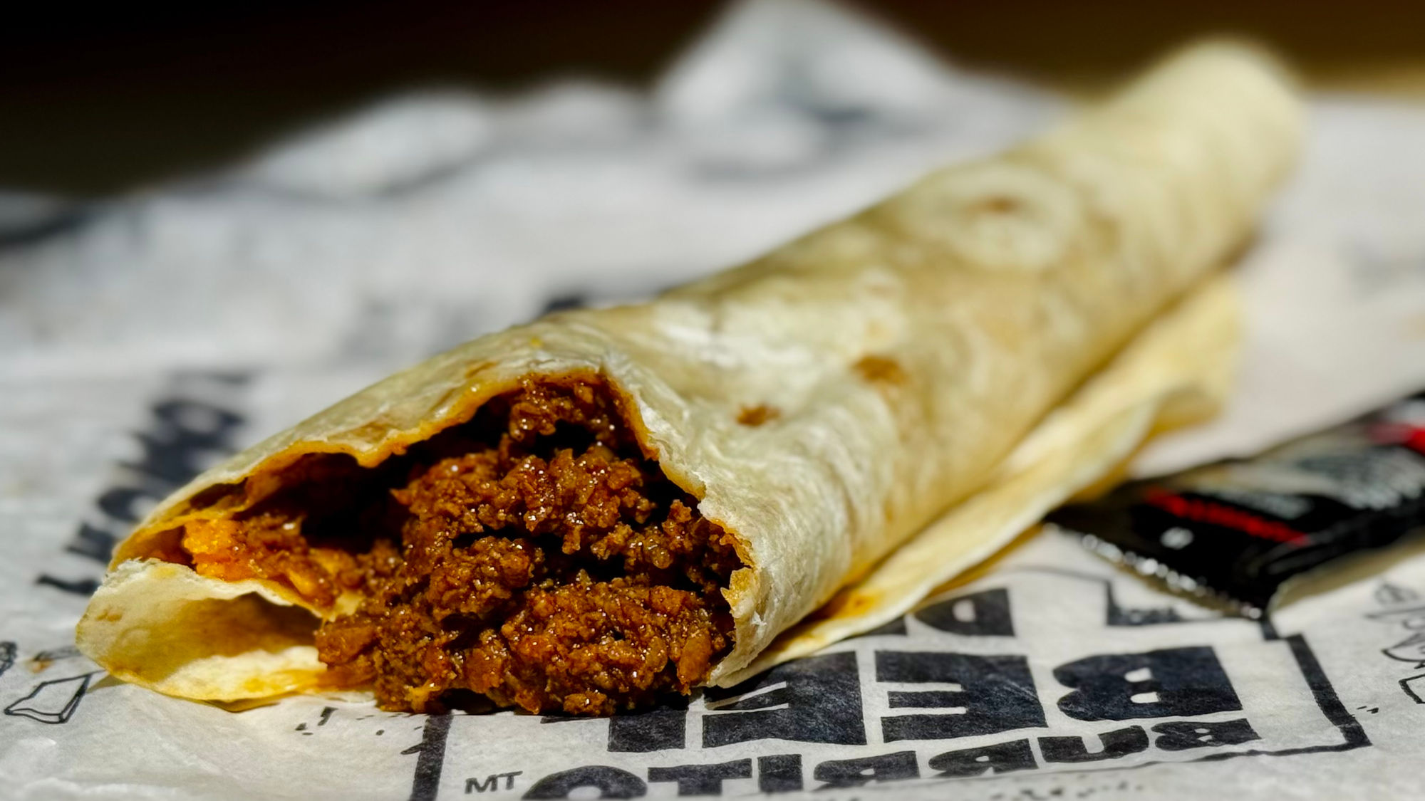 Del Taco Del Beef Burrito