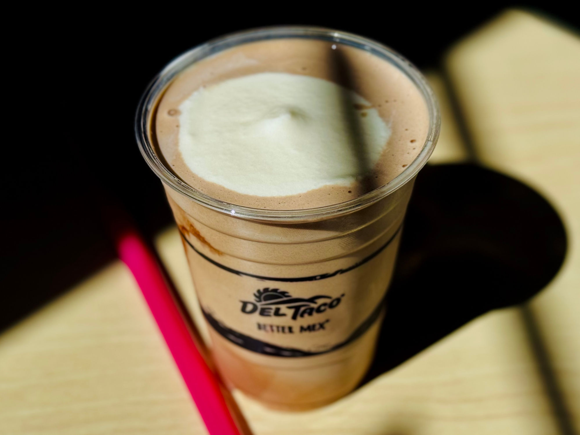 Del Taco Chocolate Shake