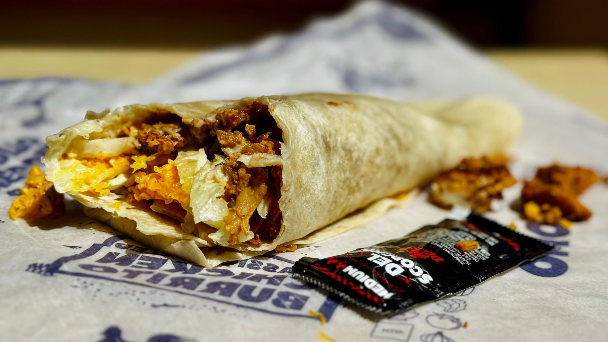 Del Taco Classic Grilled Burrito