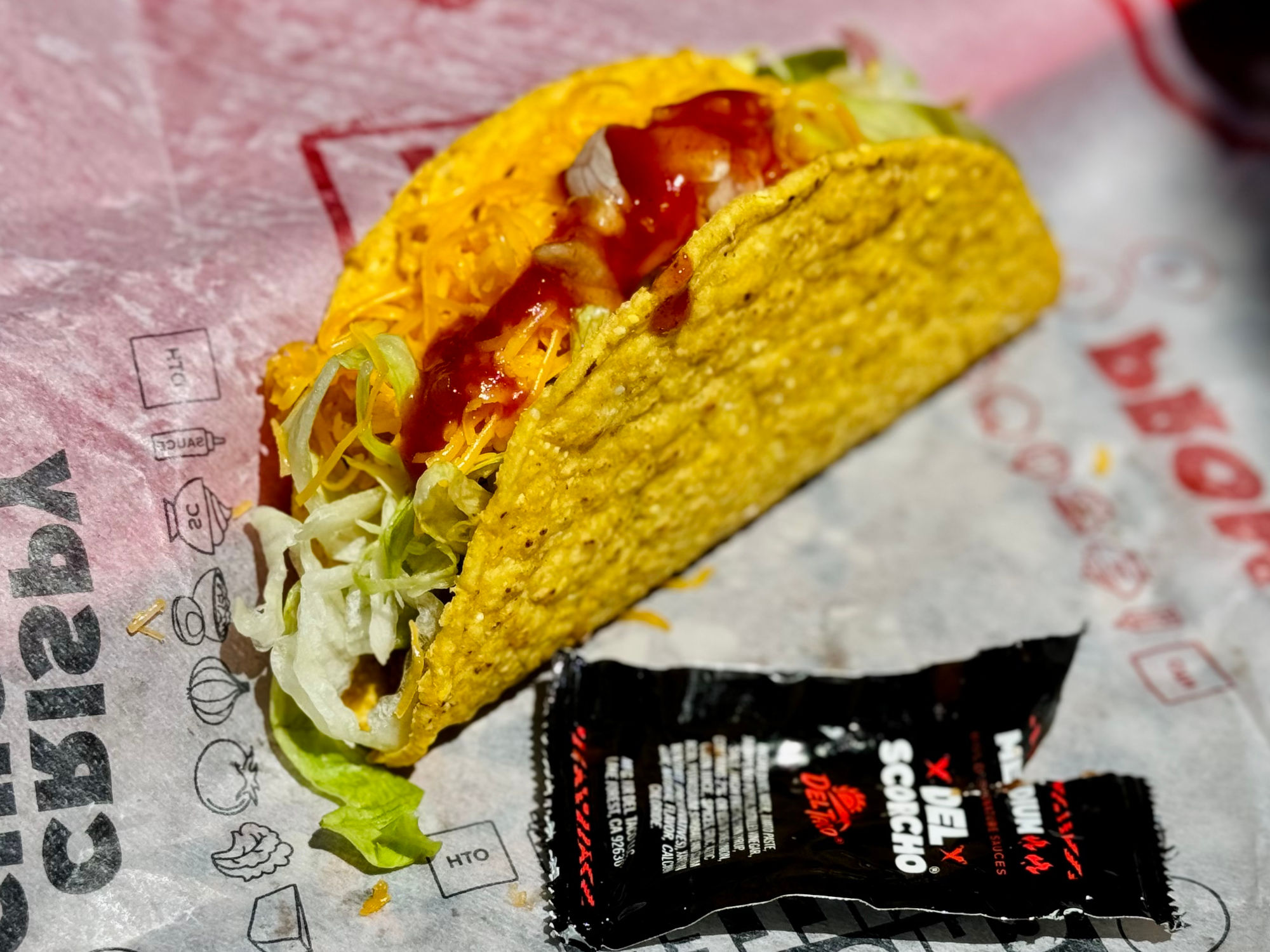 Del Taco Crunchy Snack Taco
