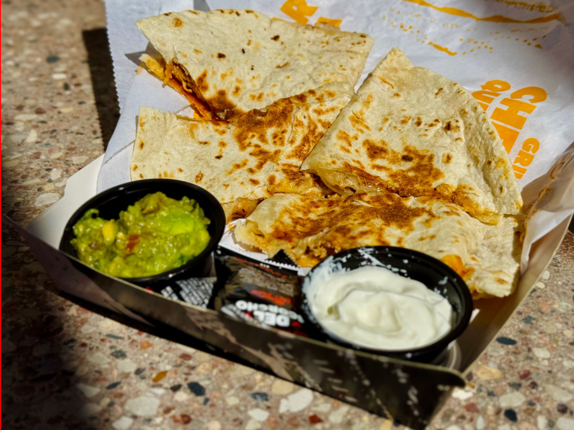 Del Taco Del Dorado Chicken Quesadilla