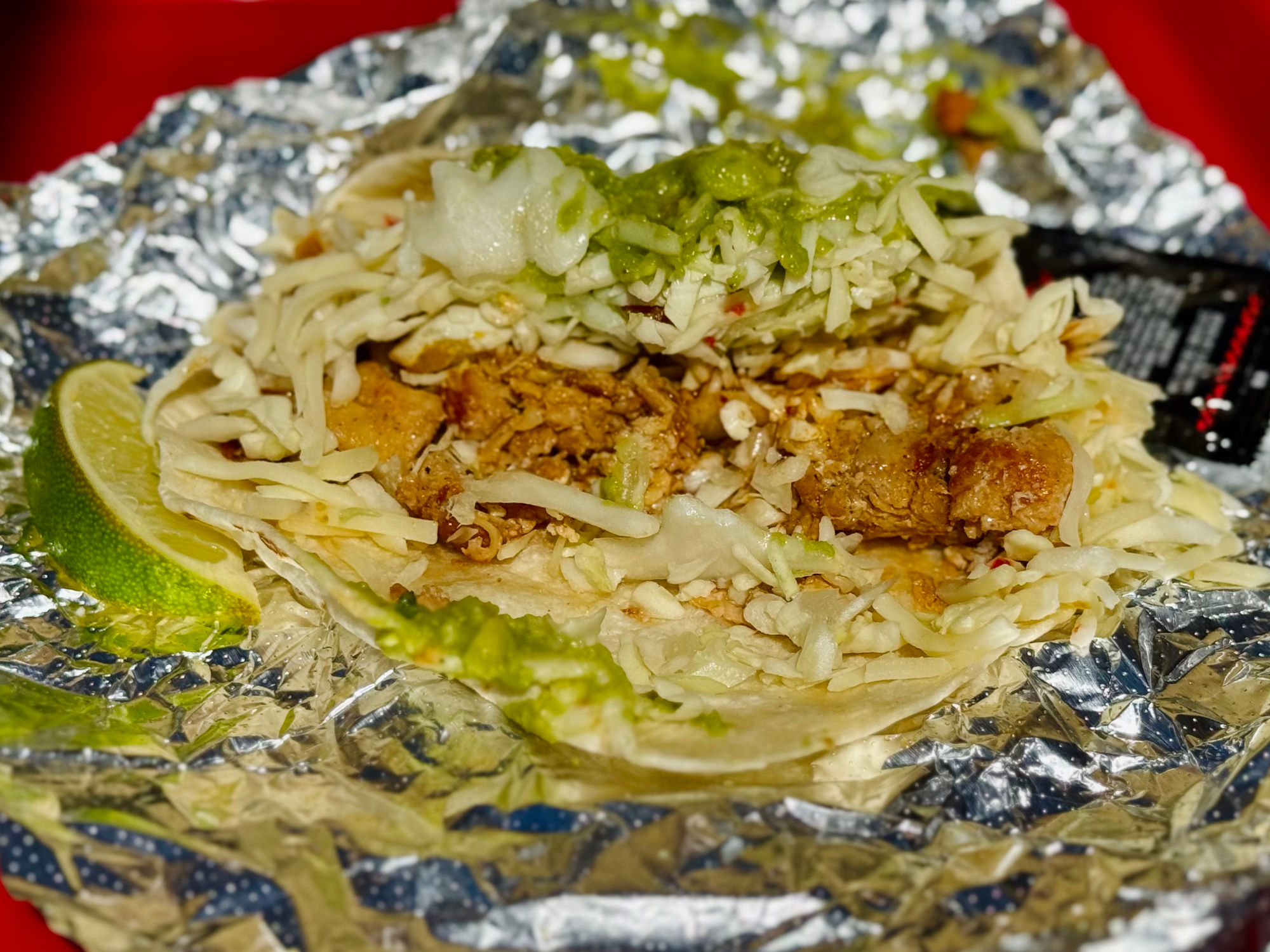 Del Taco Del Dorado Chicken Taco