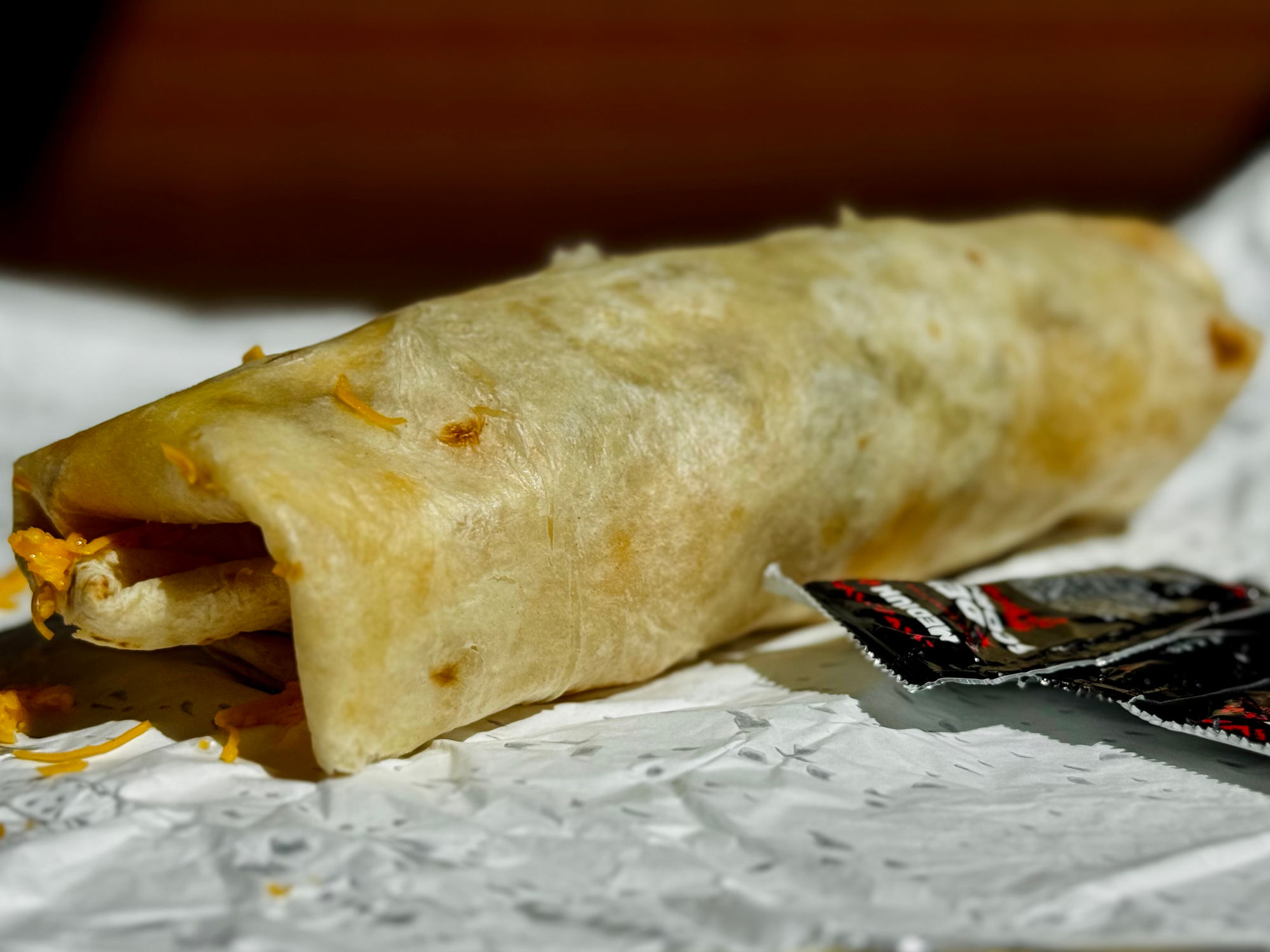 Del Taco Epic Carne Asada Steak Cali Bacon Burrito