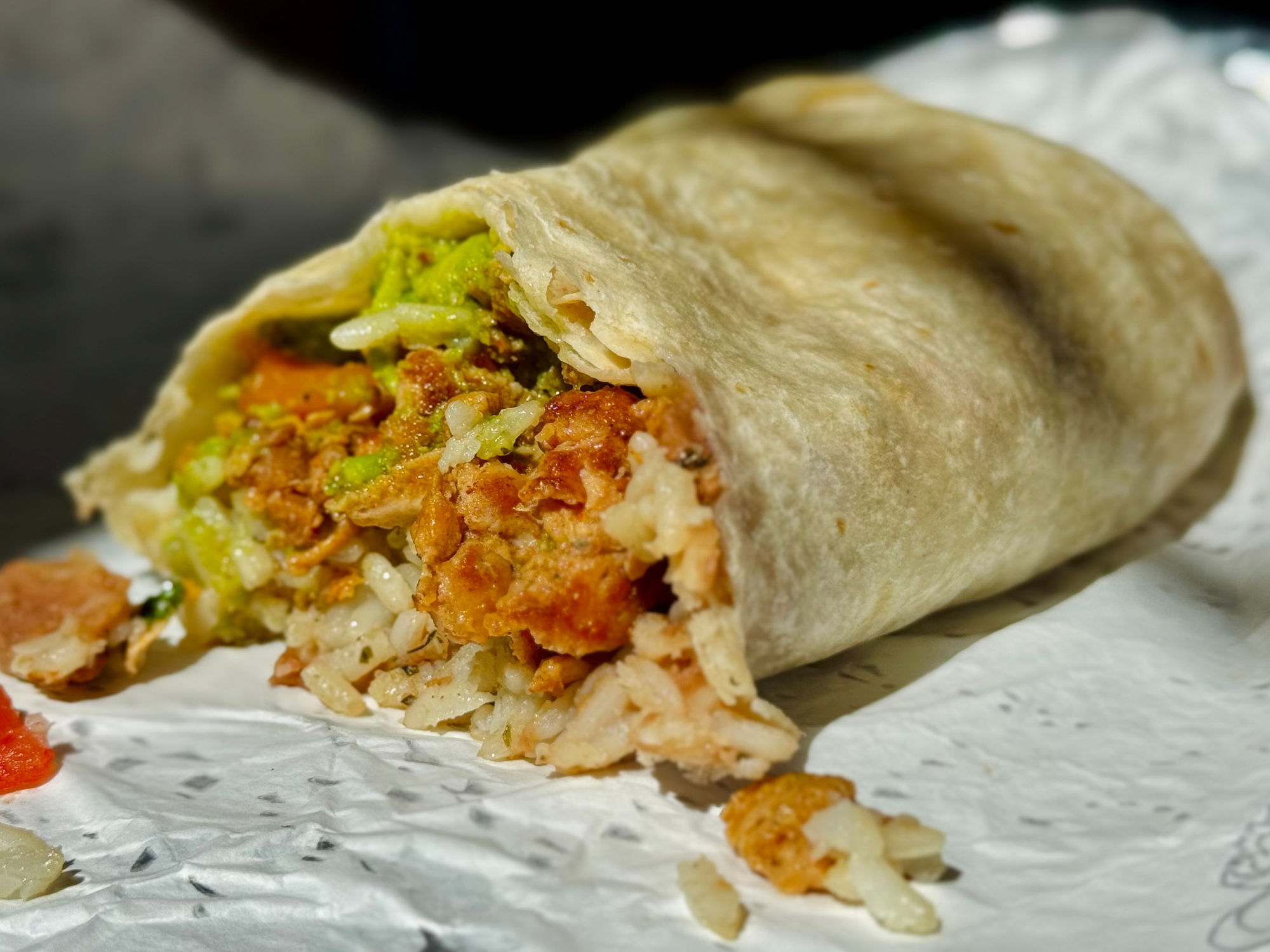 Del Taco Epic Grilled Chicken Guacamole Burrito