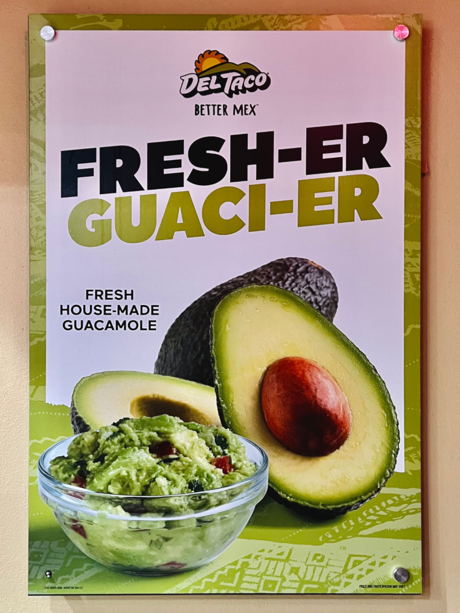 Del Taco Fresher Guacier