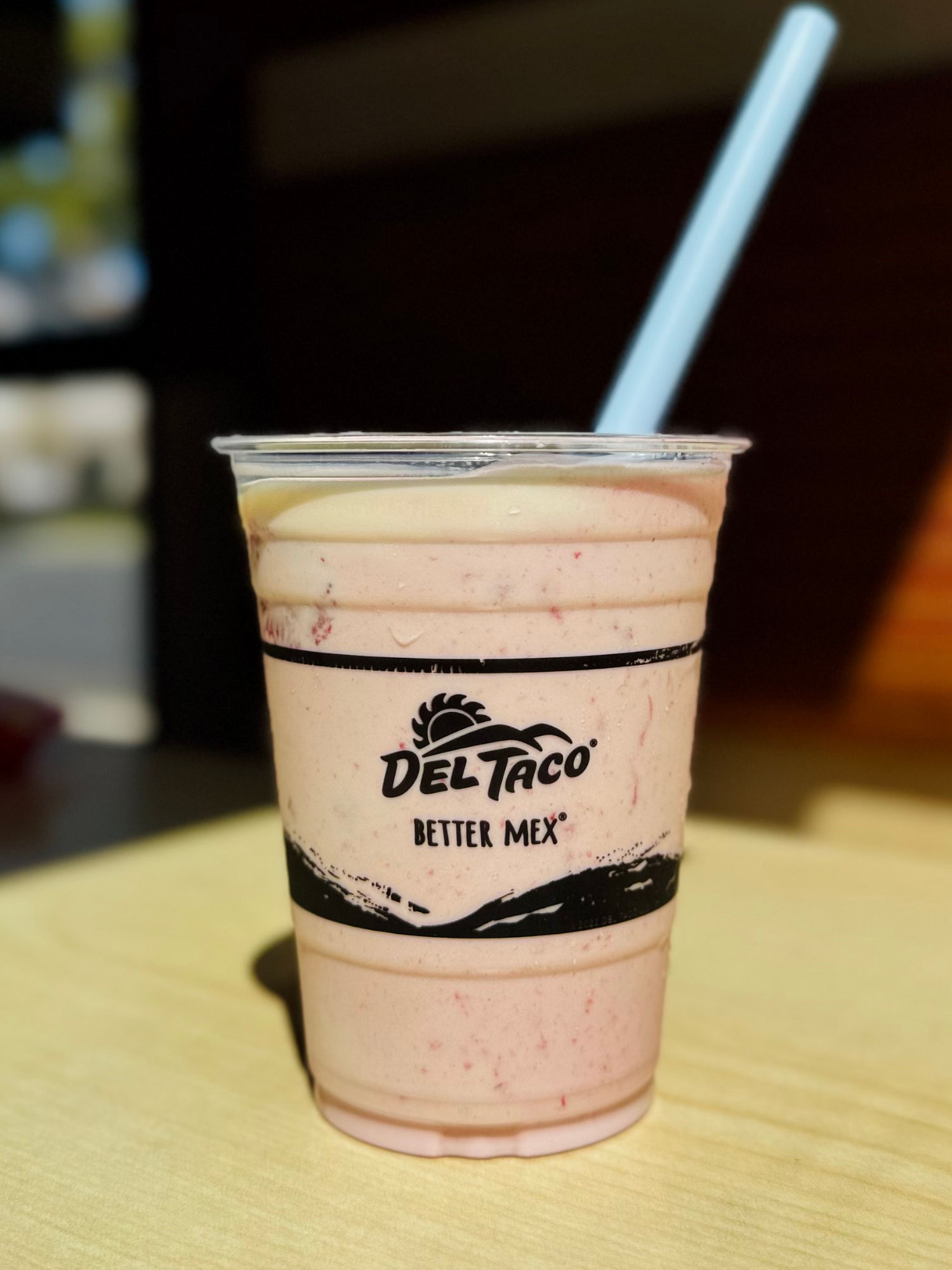 Del Taco Strawberry Shake