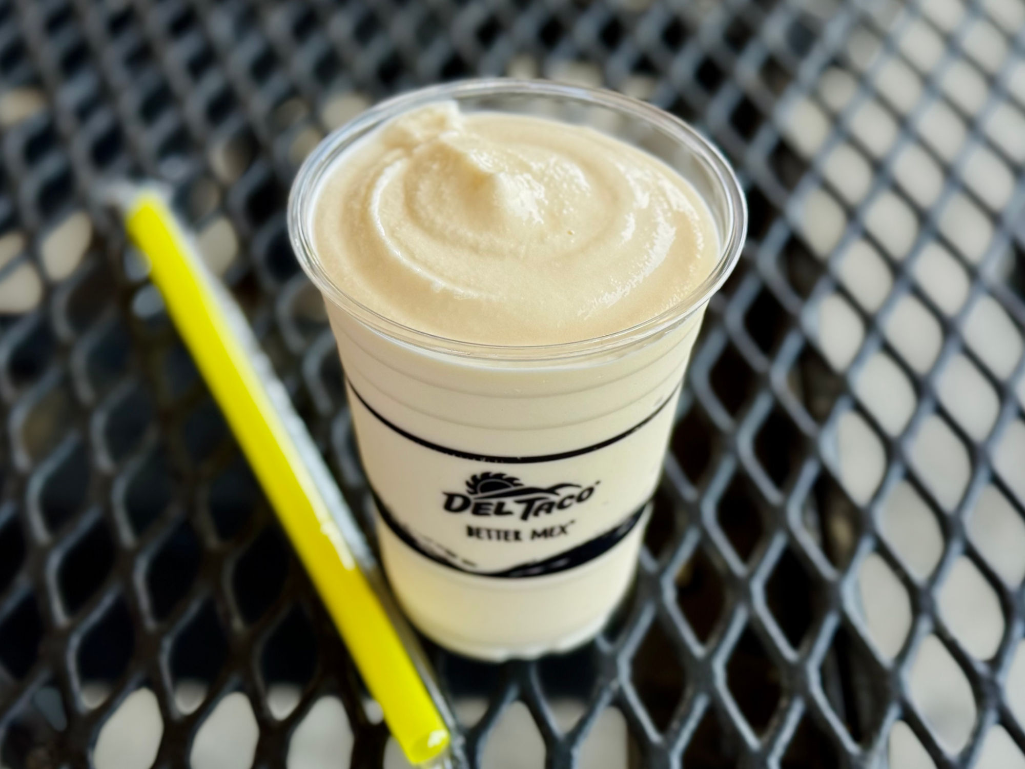 Del Taco Vanilla Shake