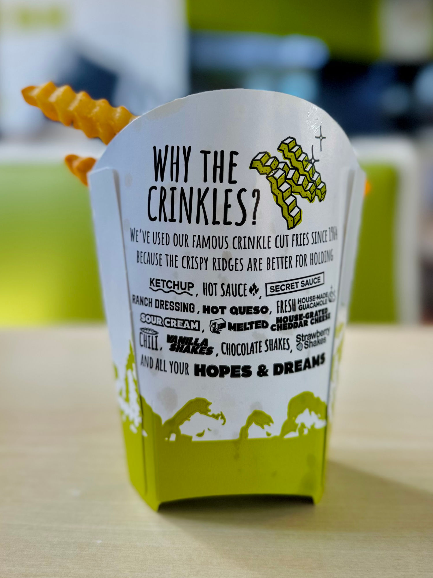 Del Taco Why the Crinkles